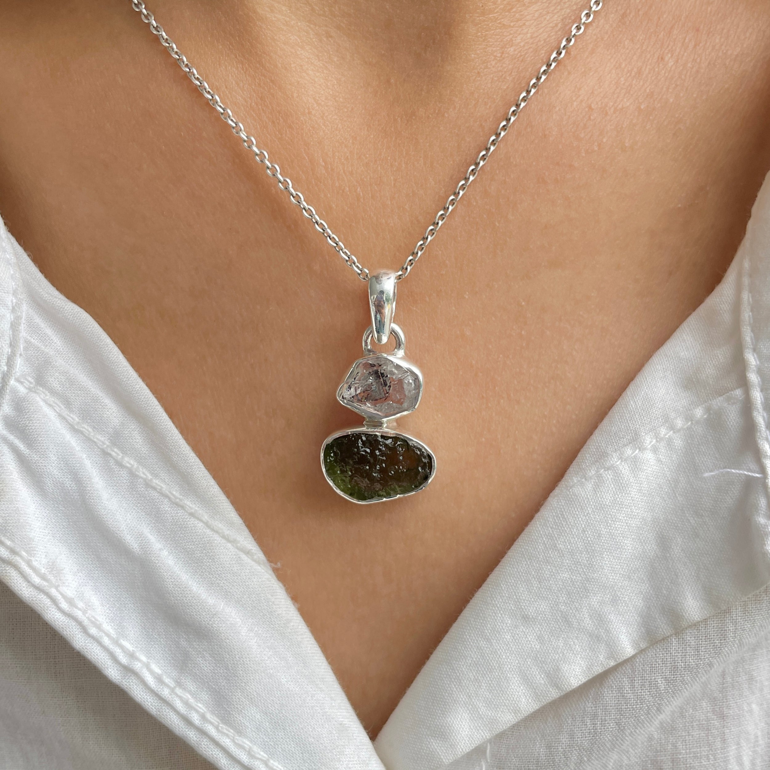 Moldavite Pendant-(MLD-P-16.)