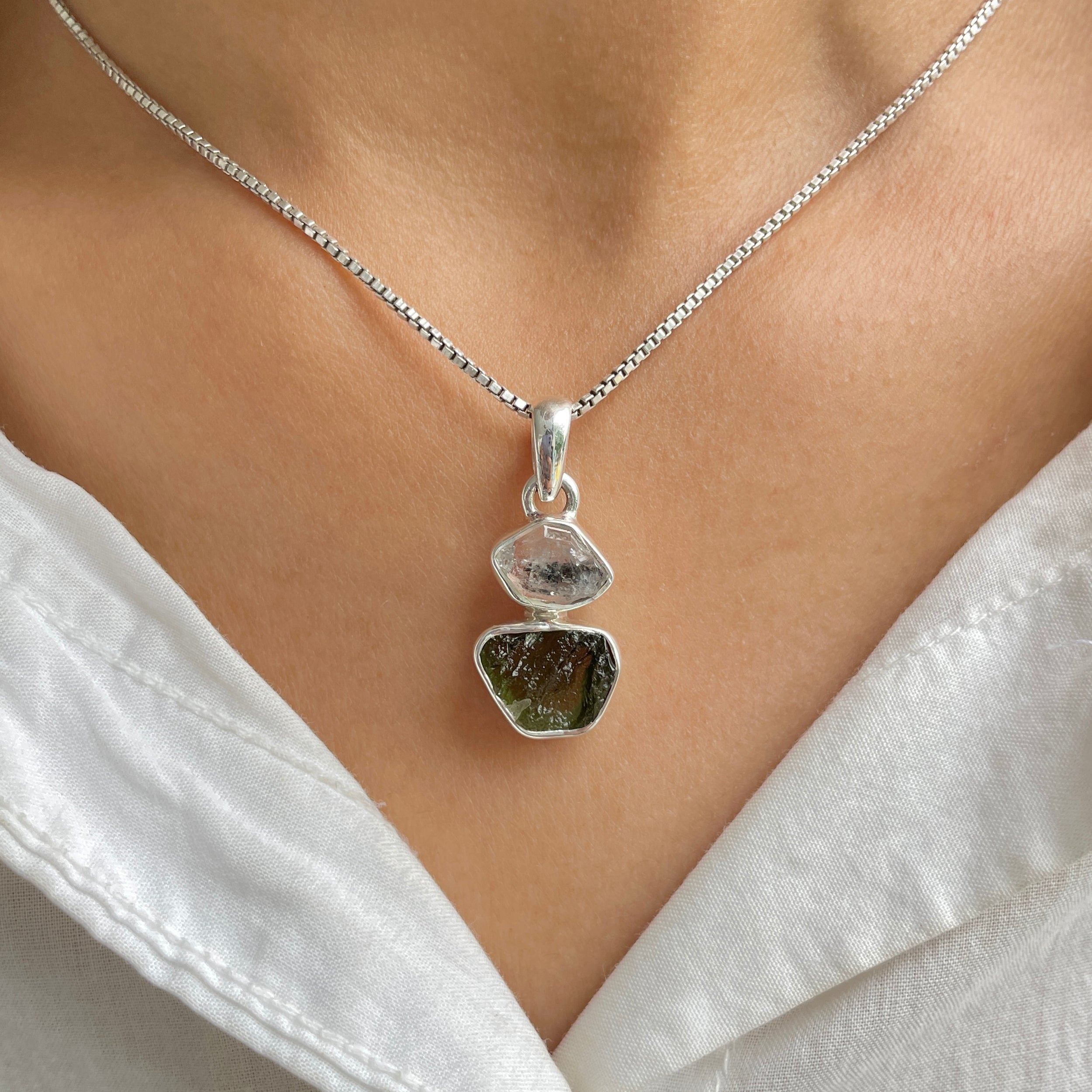 Moldavite Pendant-(MLD-P-2.)
