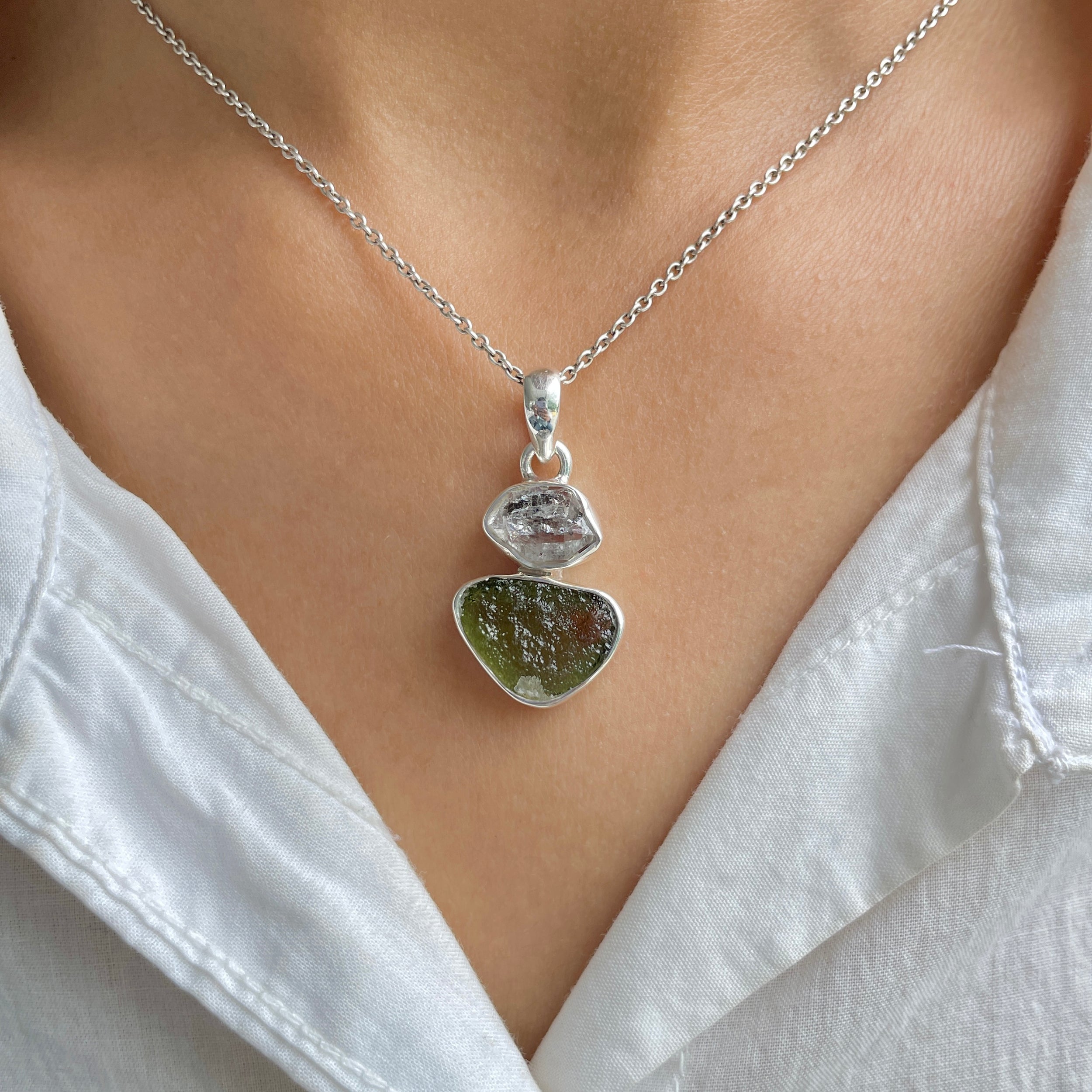 Moldavite Pendant-(MLD-P-33.)