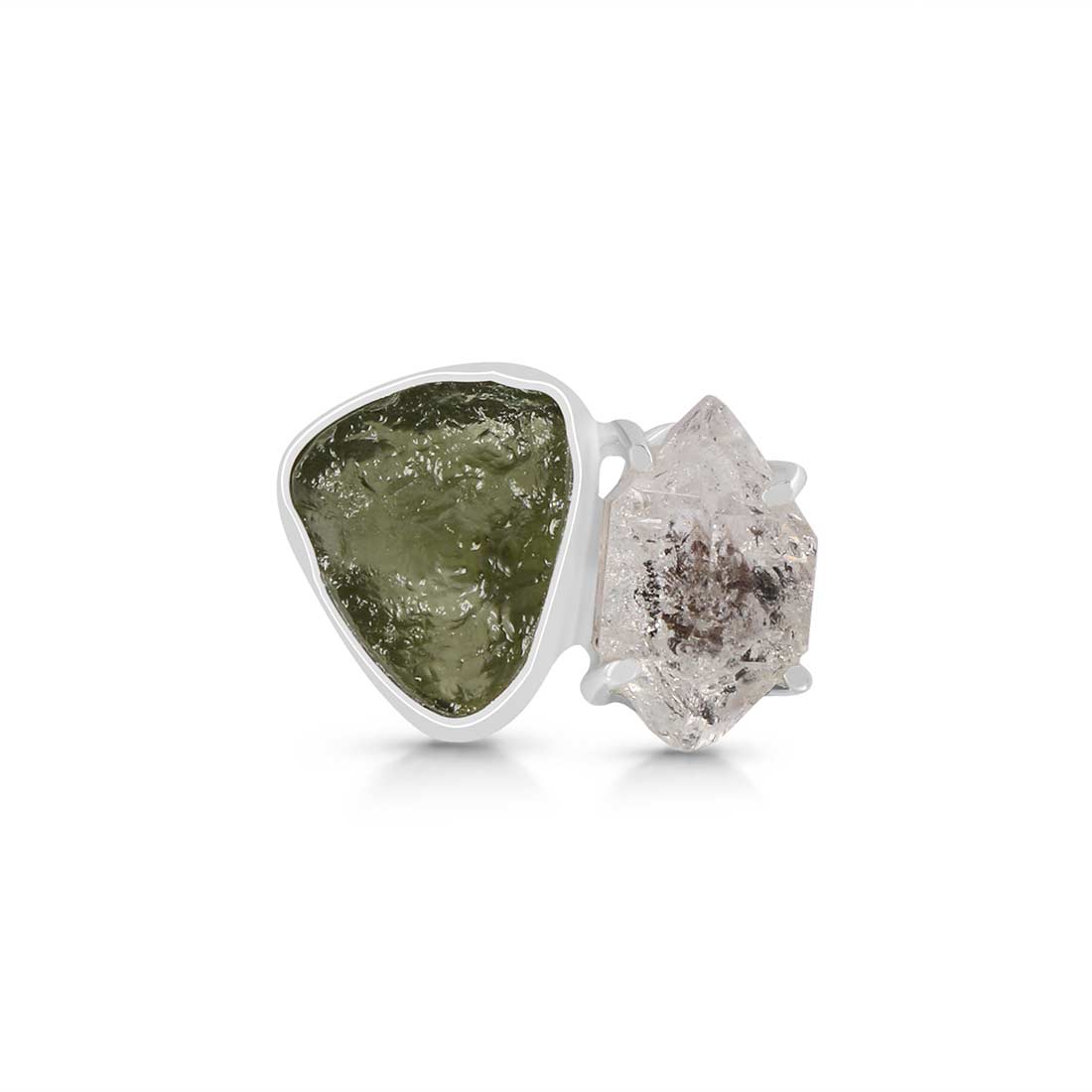 Moldavite Adjustable Ring-(MLD-R-2.)
