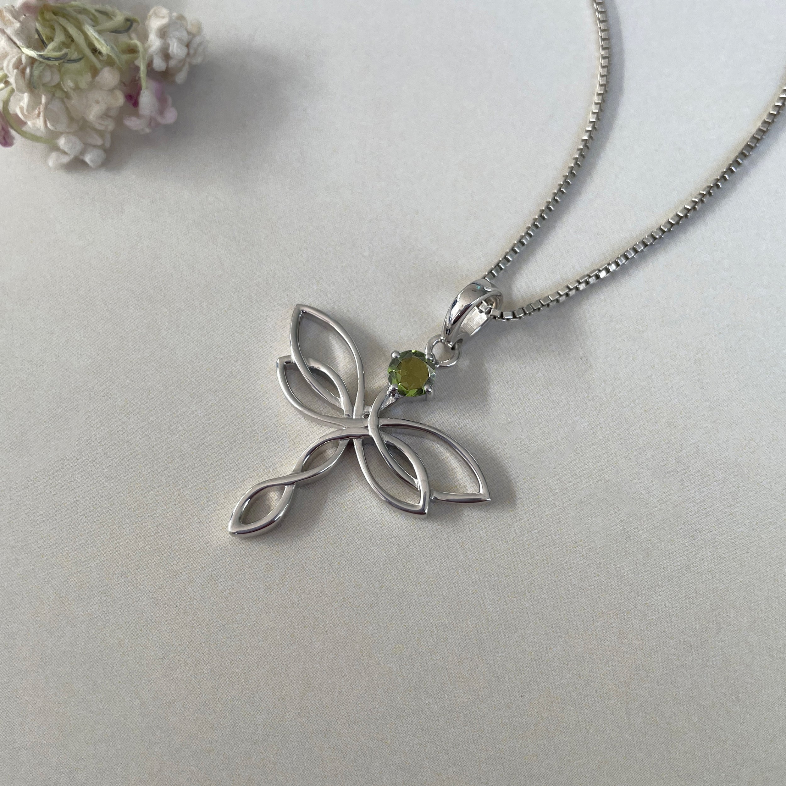 Moldavite Holy Cross Pendant-(MLD-SN-160A-P.)