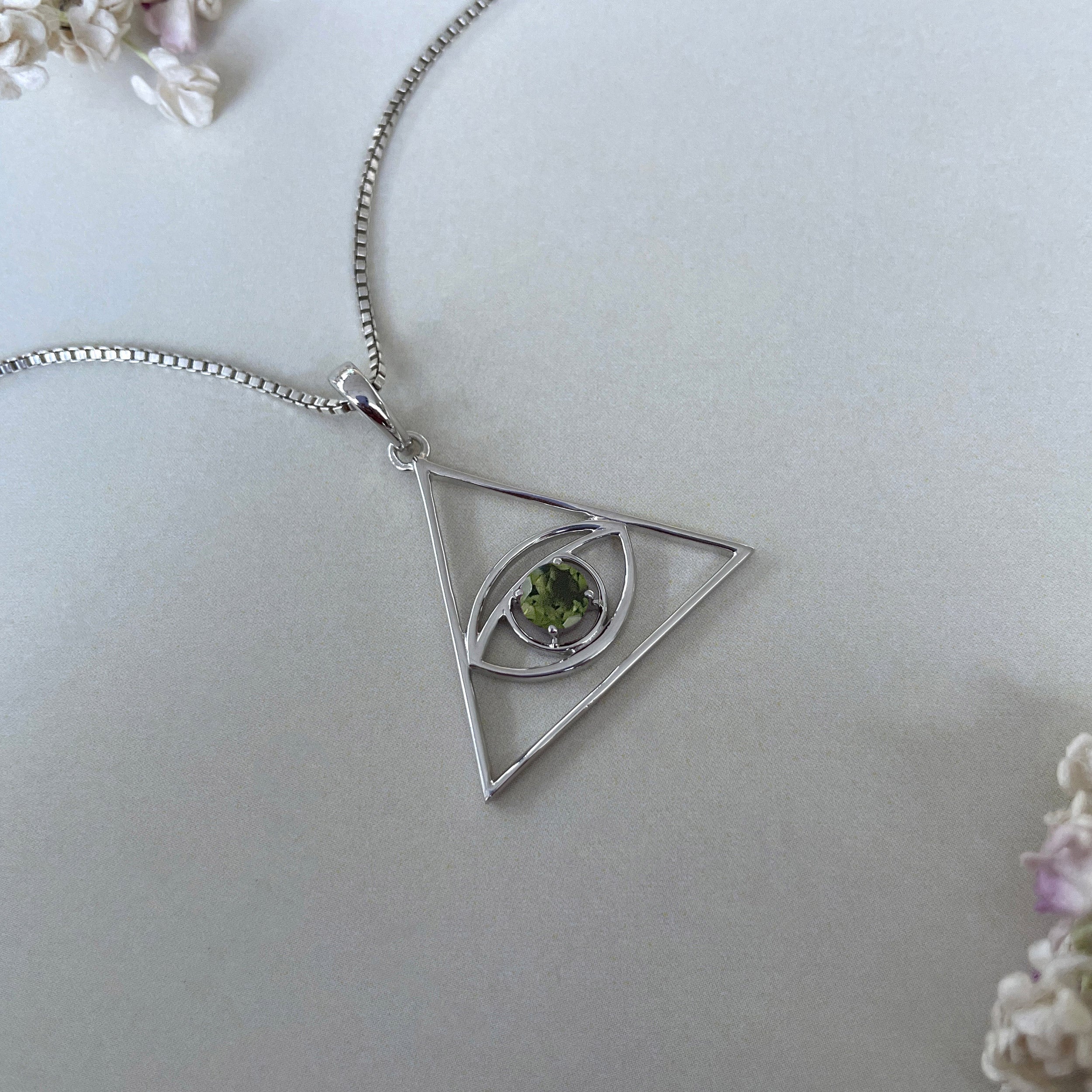 Moldavite Illuminati Pendant-(MLD-SN-175P.)