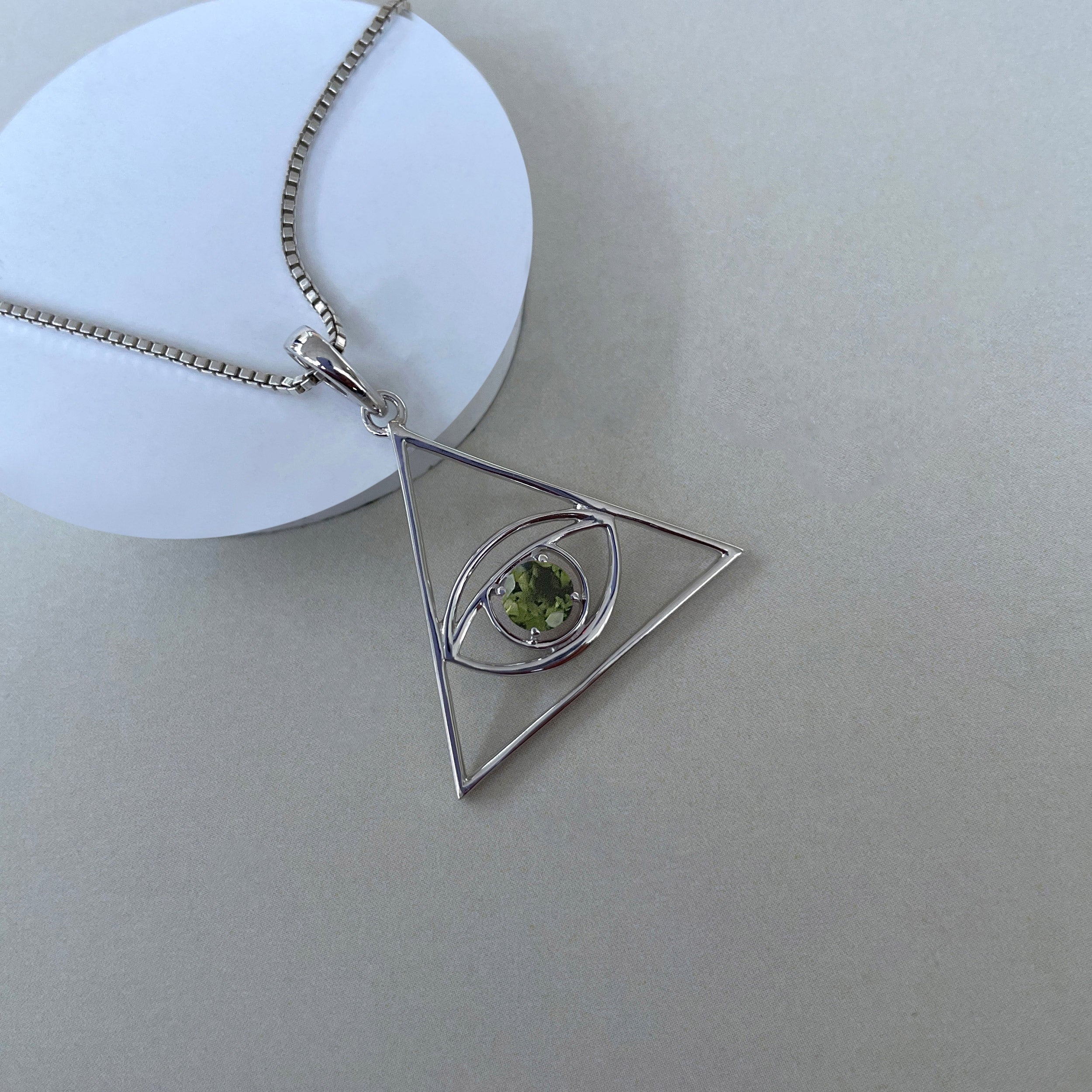 Moldavite Illuminati Pendant-(MLD-SN-175P.)