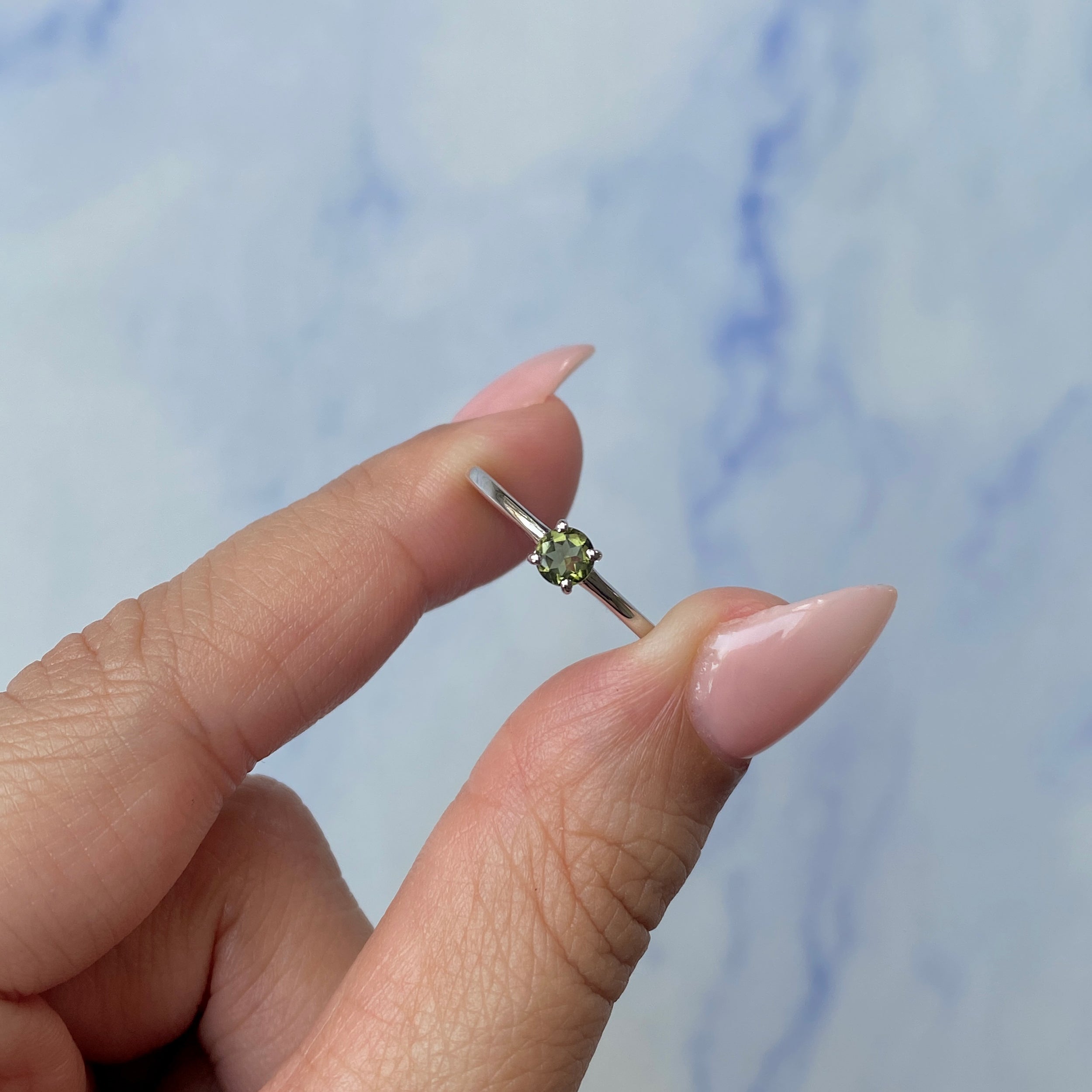 Moldavite Ring-(MLD-SR-2462.)