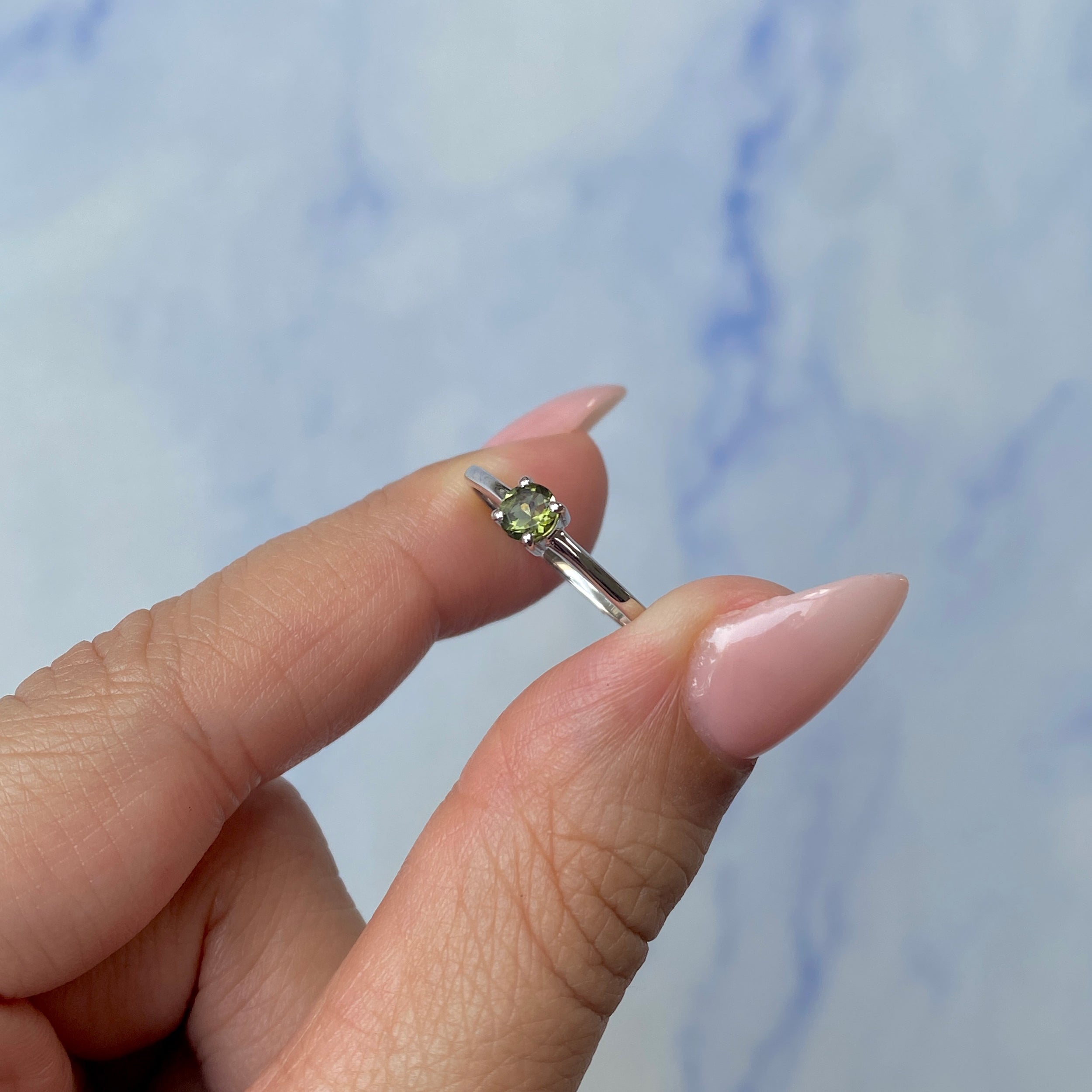 Moldavite Ring-(MLD-SR-2462.)