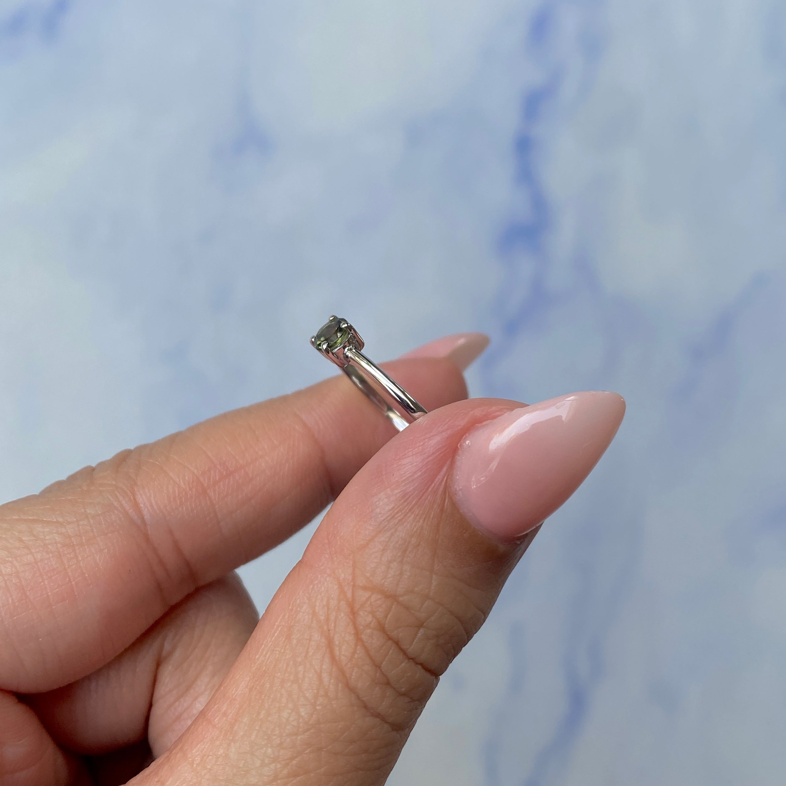 Moldavite Ring-(MLD-SR-2462.)