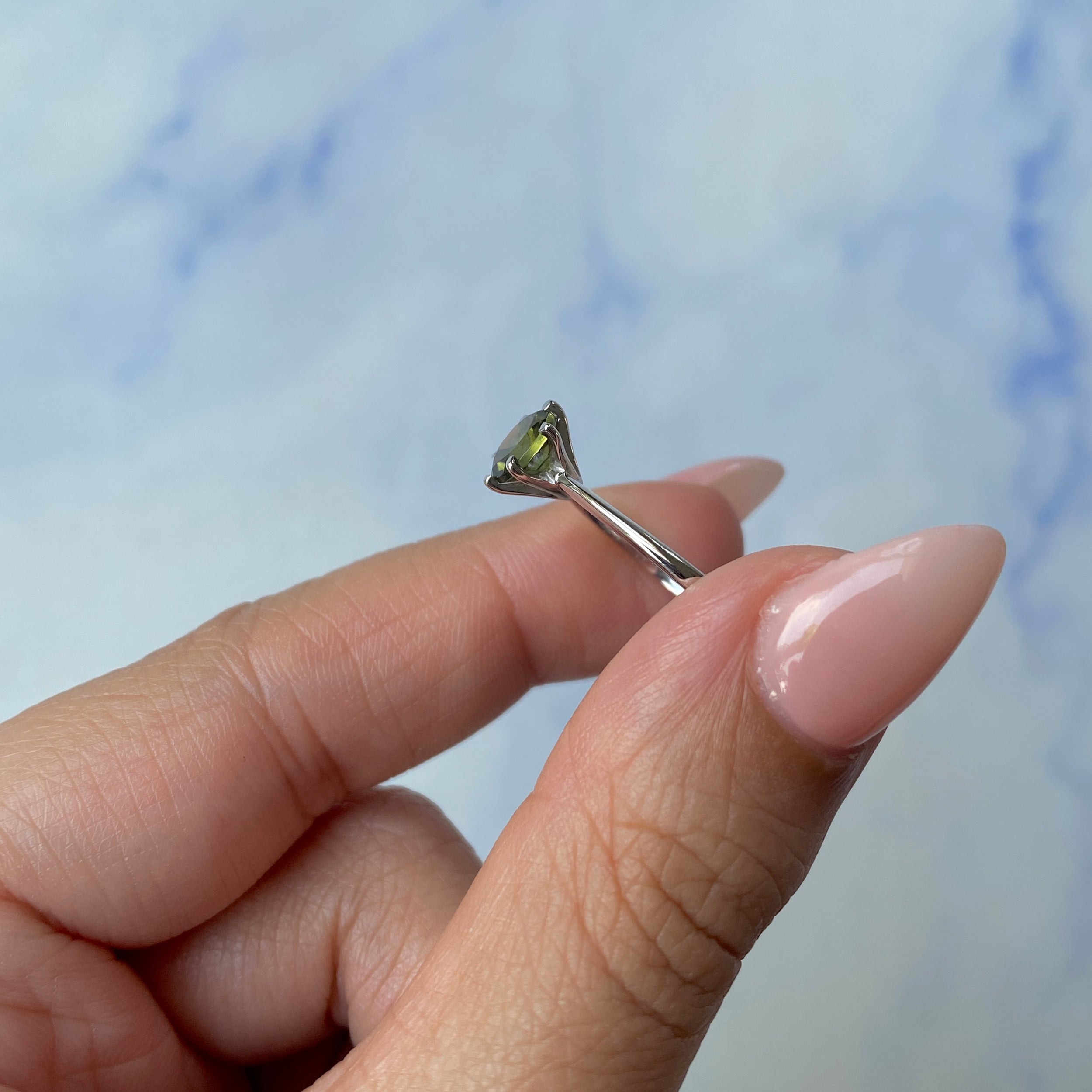 Moldavite Ring-(MLD-SR-2463.)