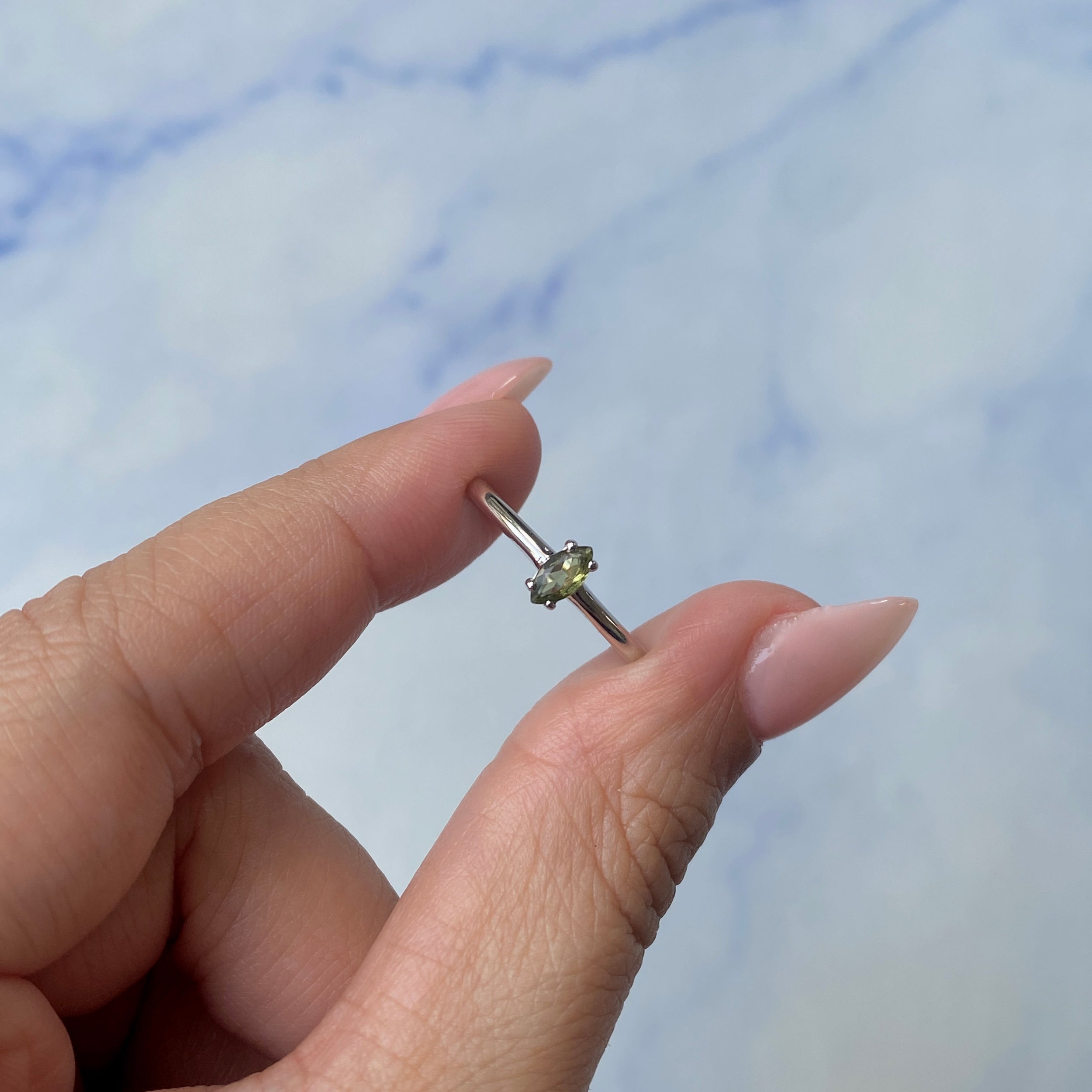 Moldavite Ring-(MLD-SR-2468.)