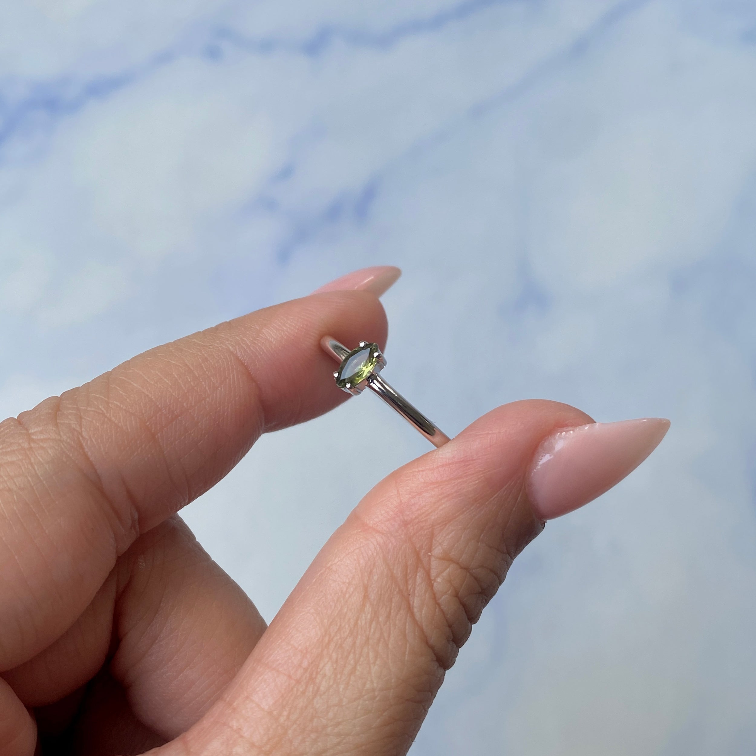 Moldavite Ring-(MLD-SR-2468.)