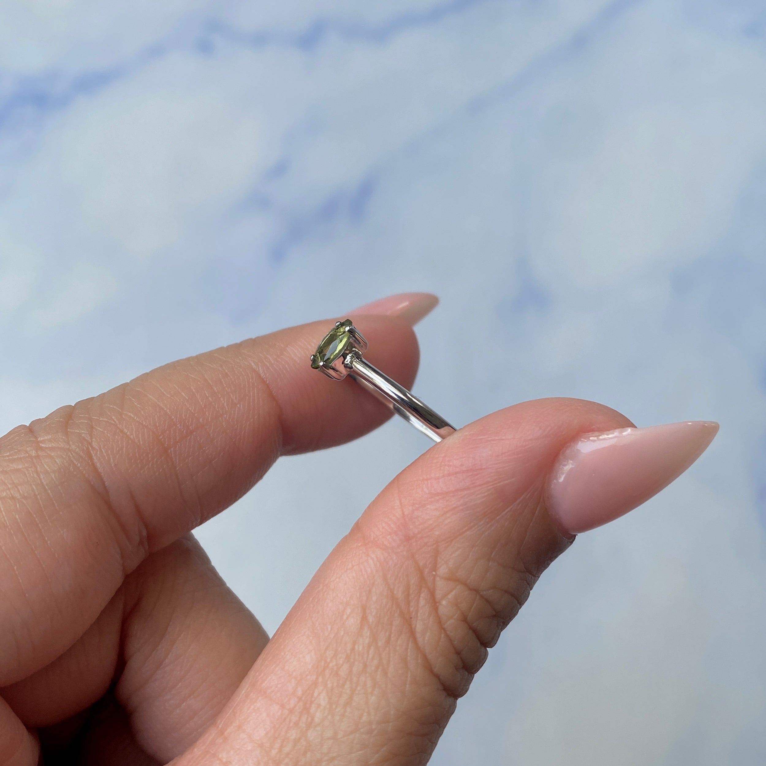 Moldavite Ring-(MLD-SR-2468.)