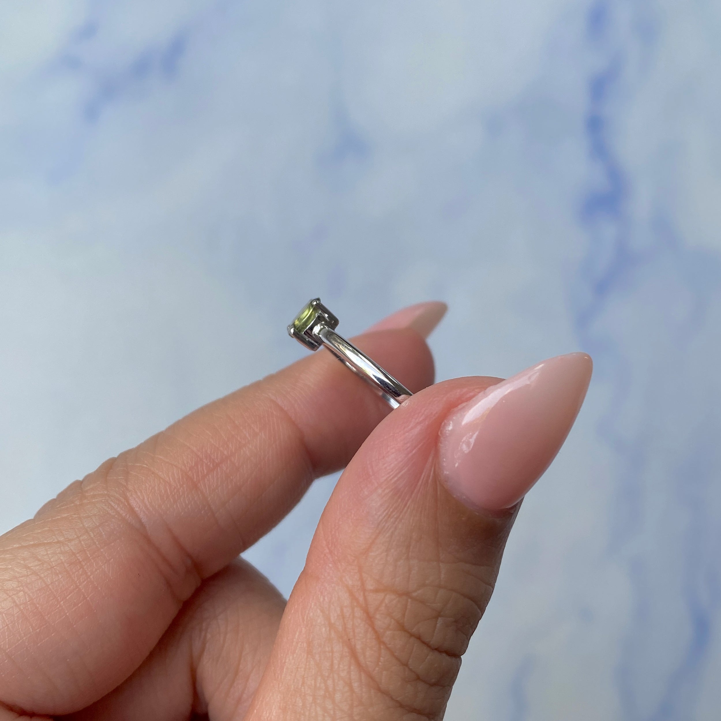 Moldavite Ring-(MLD-SR-2508.)