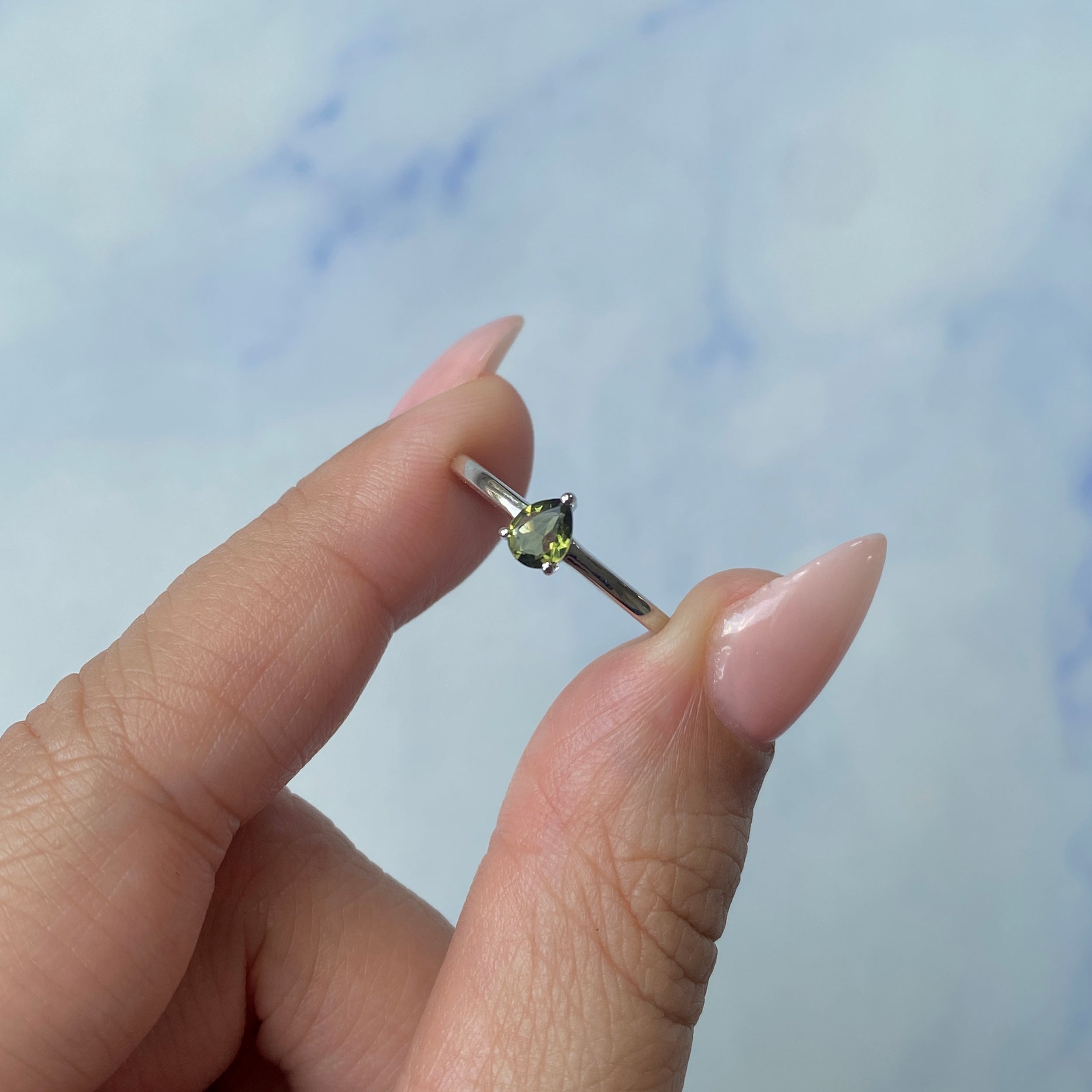 Moldavite Ring-(MLD-SR-2509.)