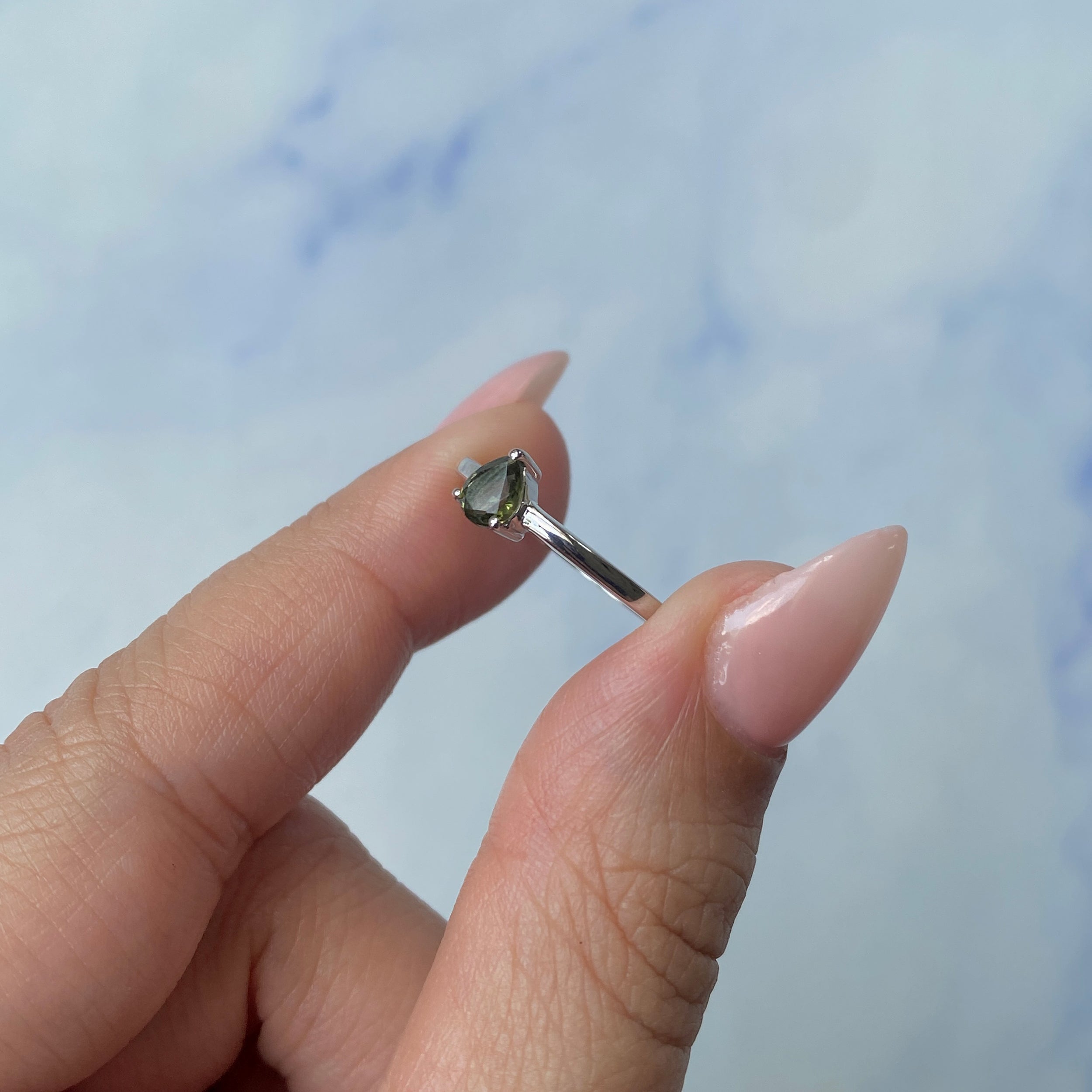 Moldavite Ring-(MLD-SR-2509.)