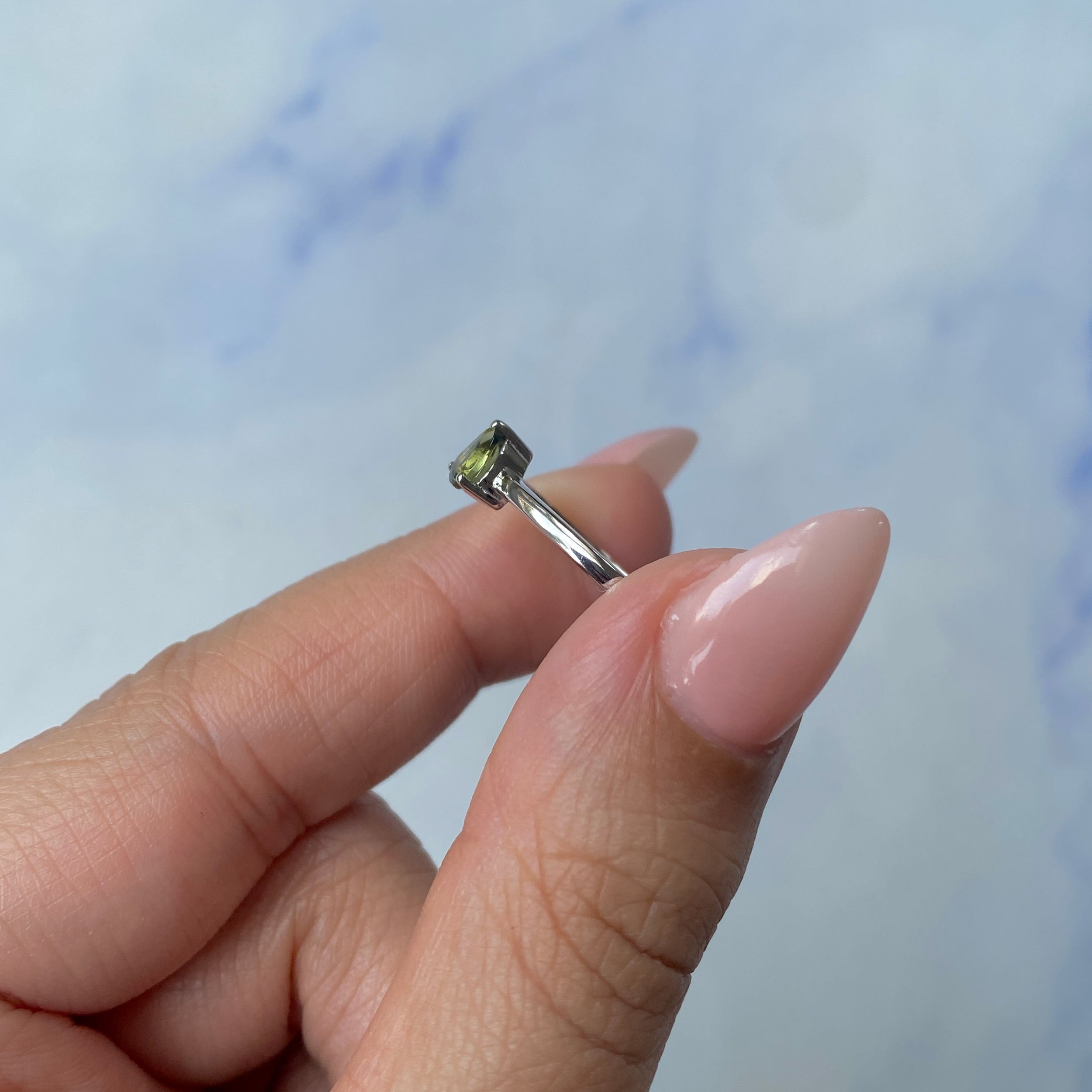 Moldavite Ring-(MLD-SR-2509.)