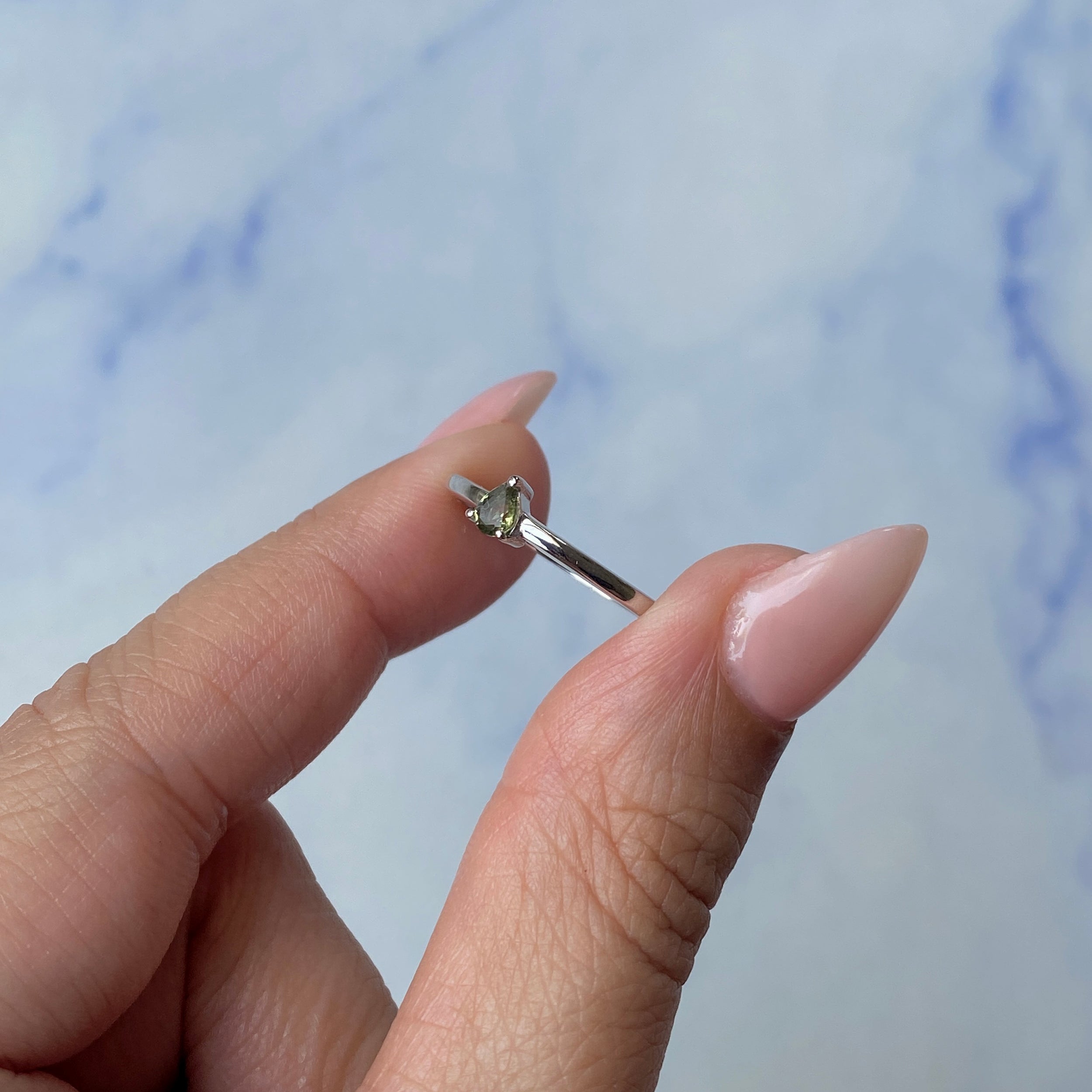 Moldavite Ring-(MLD-SR-2510.)