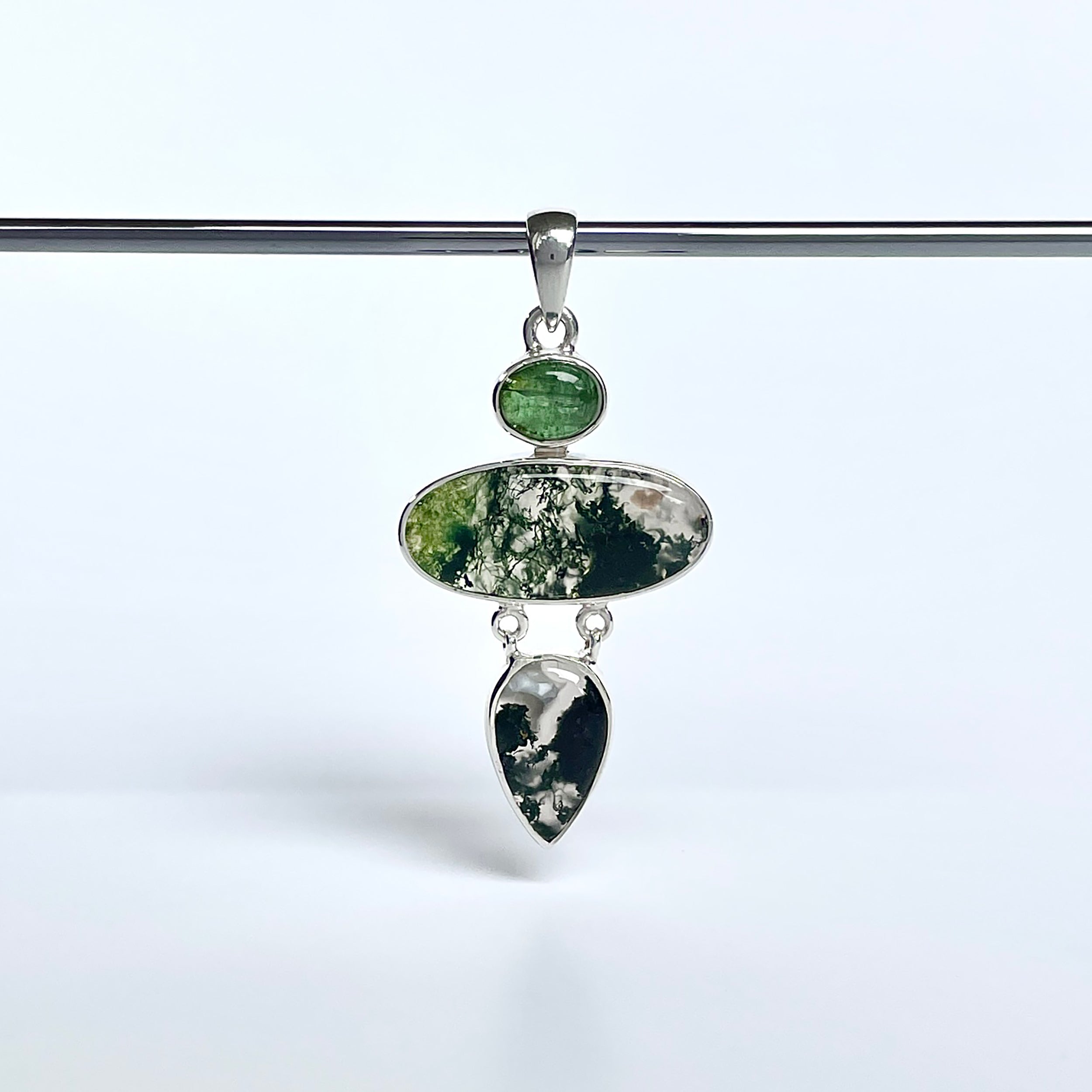 Moss Agate Pendant-(MOA-P-35.)