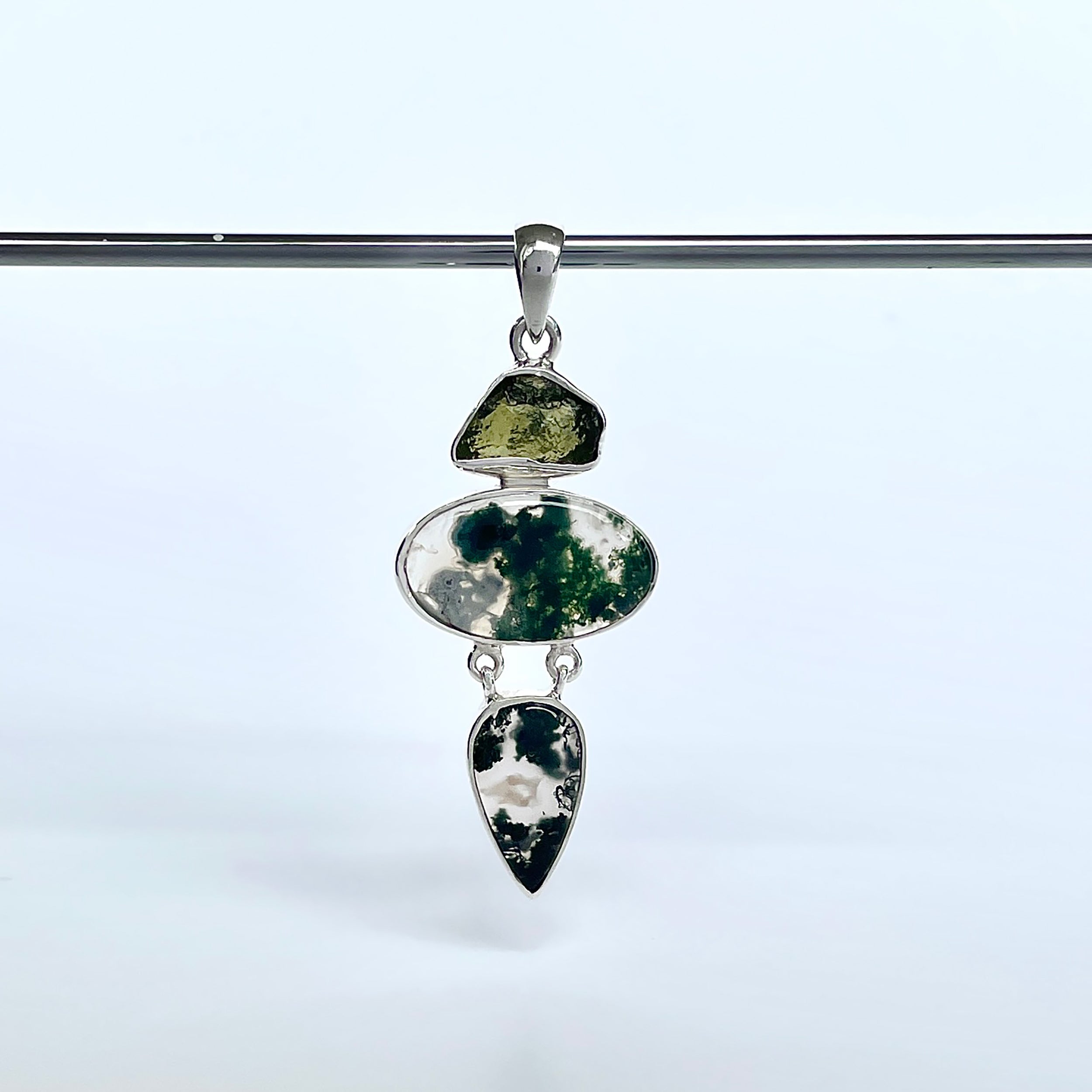 Moss Agate Pendant-(MOA-P-41.)