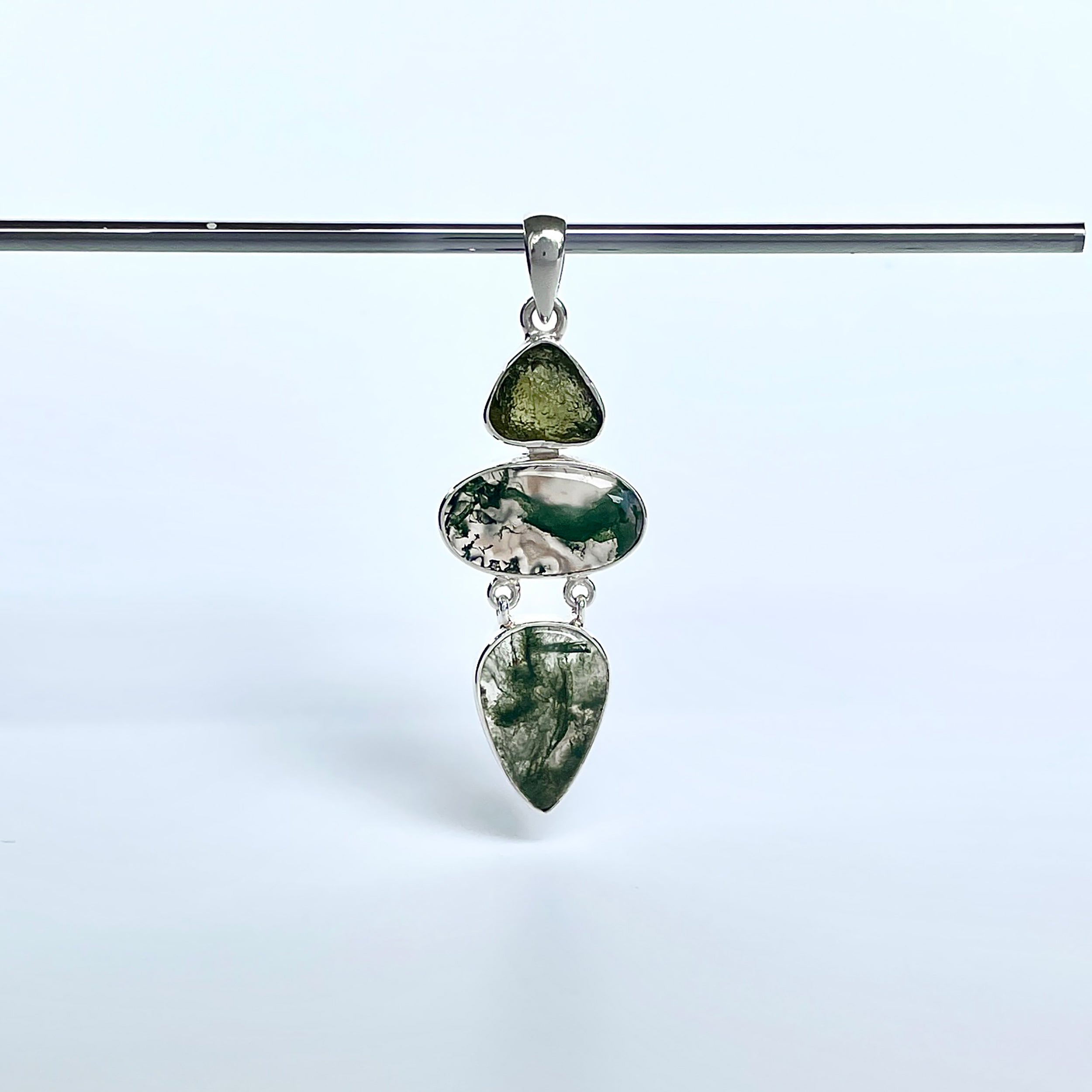 Moss Agate Pendant-(MOA-P-44.)