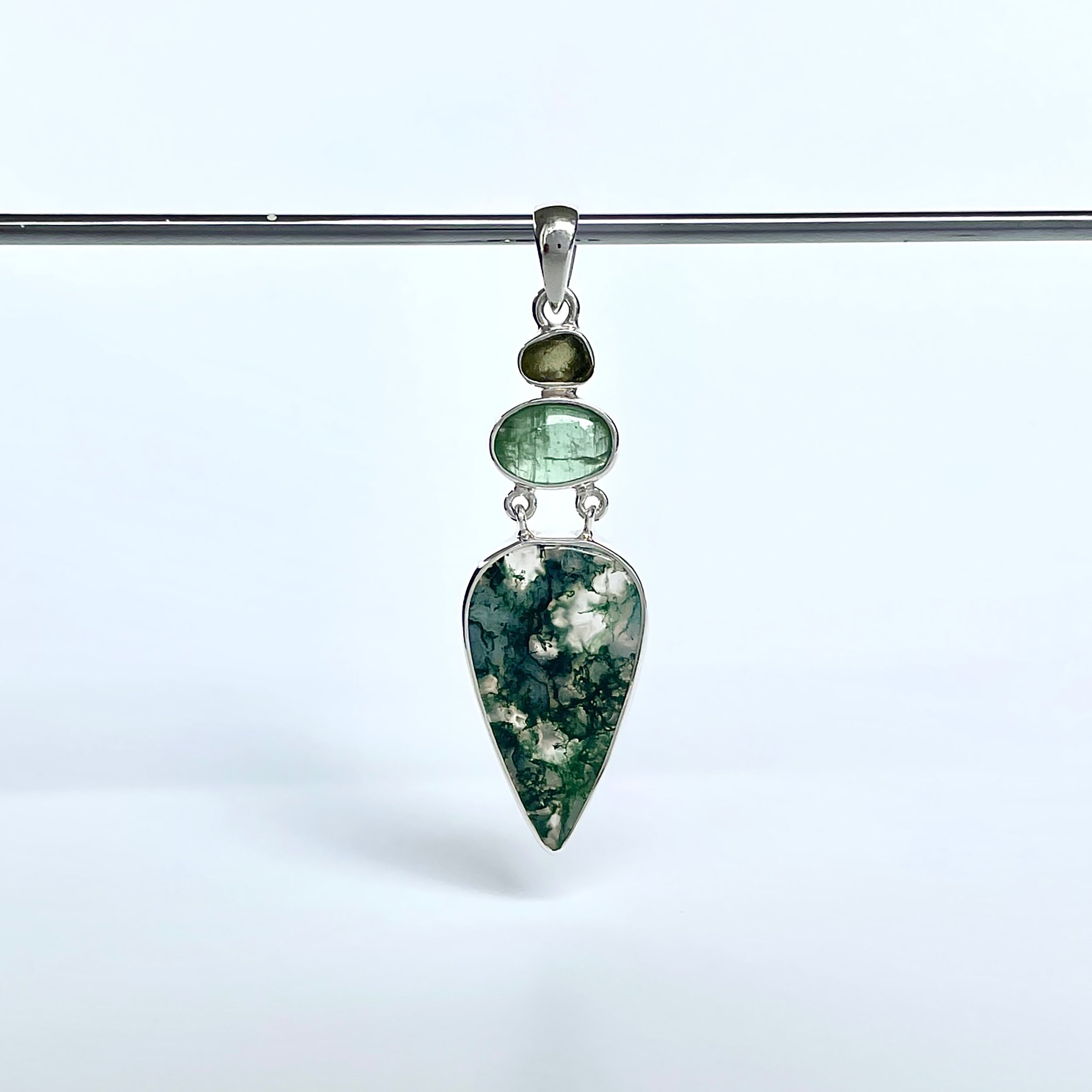 Moss Agate Pendant-(MOA-P-49.)