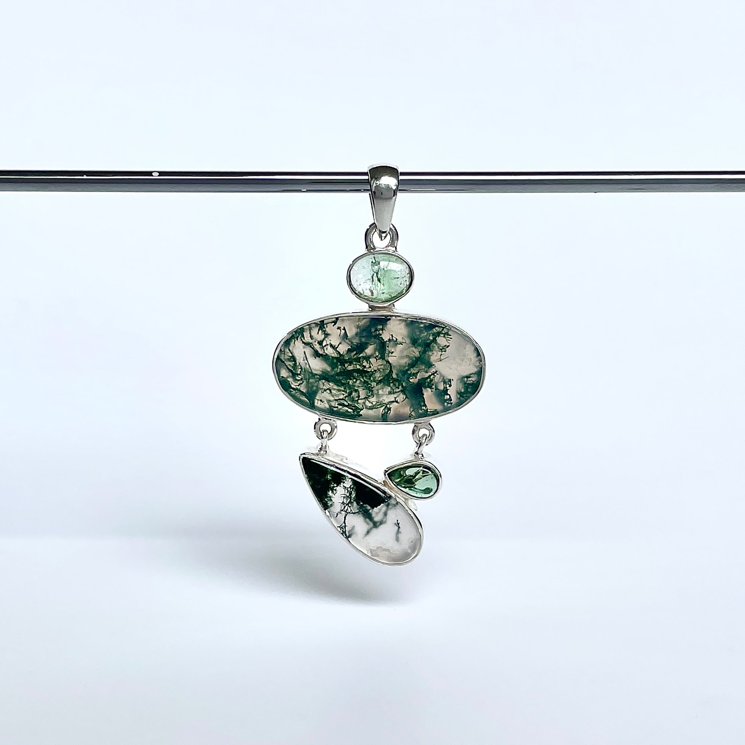 Moss Agate Pendant-(MOA-P-53.)