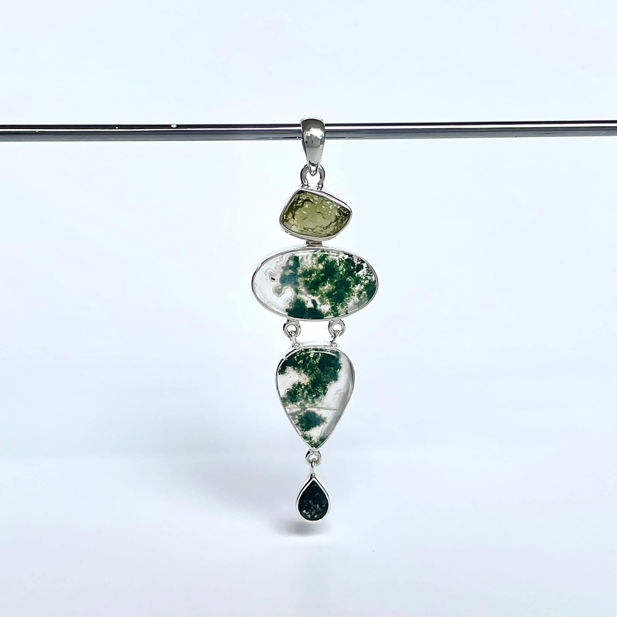 Moss Agate Pendant-(MOA-P-54.)