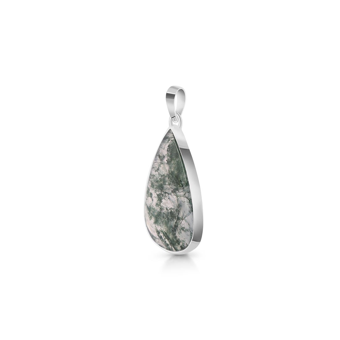 Moss Agate Pendant-(MOA-P-7.)