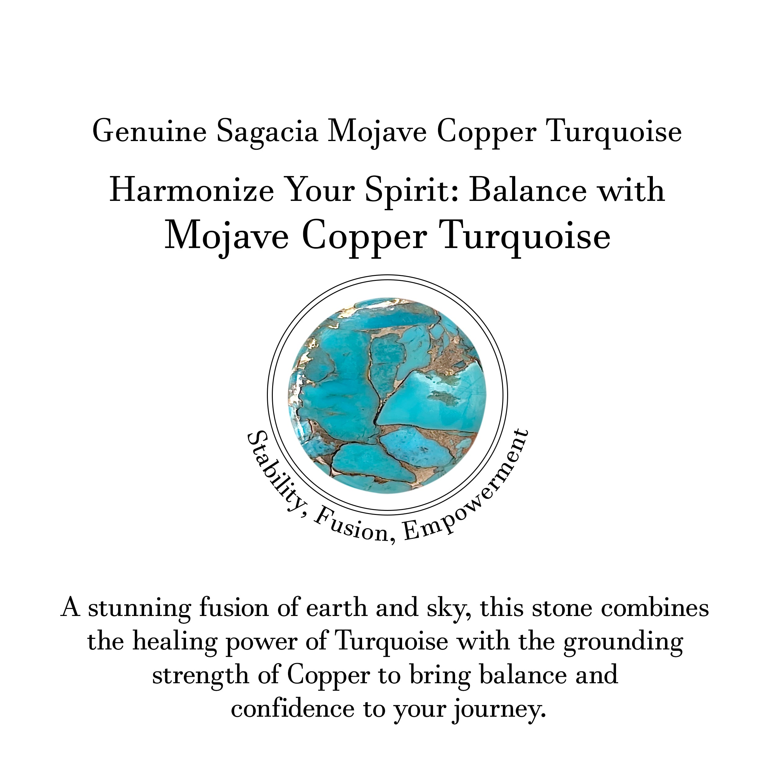 Mojave Copper Turquoise Pendant-(BCT-P-15.)