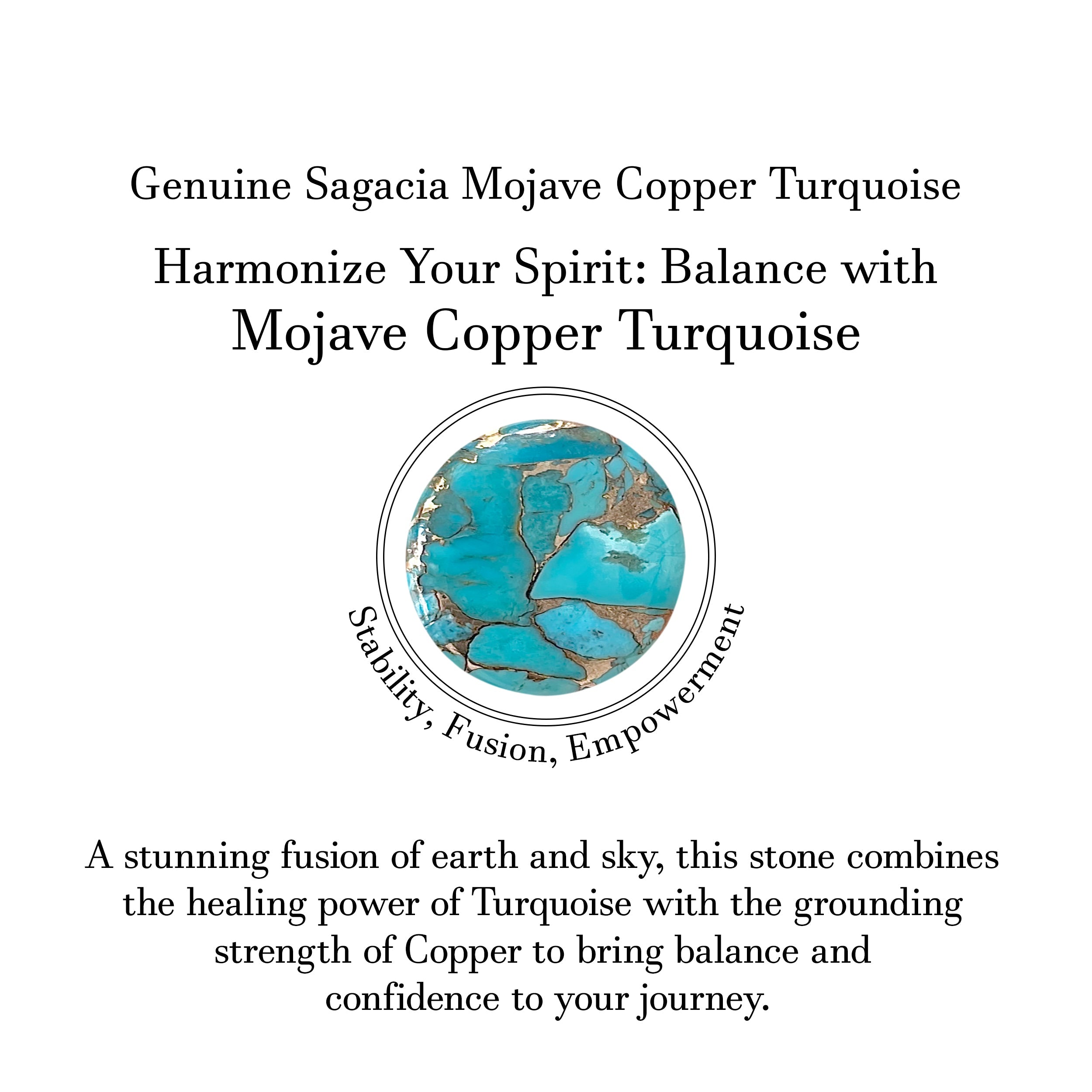 Mojave Copper Turquoise Pendant-(BCT-P-30.)