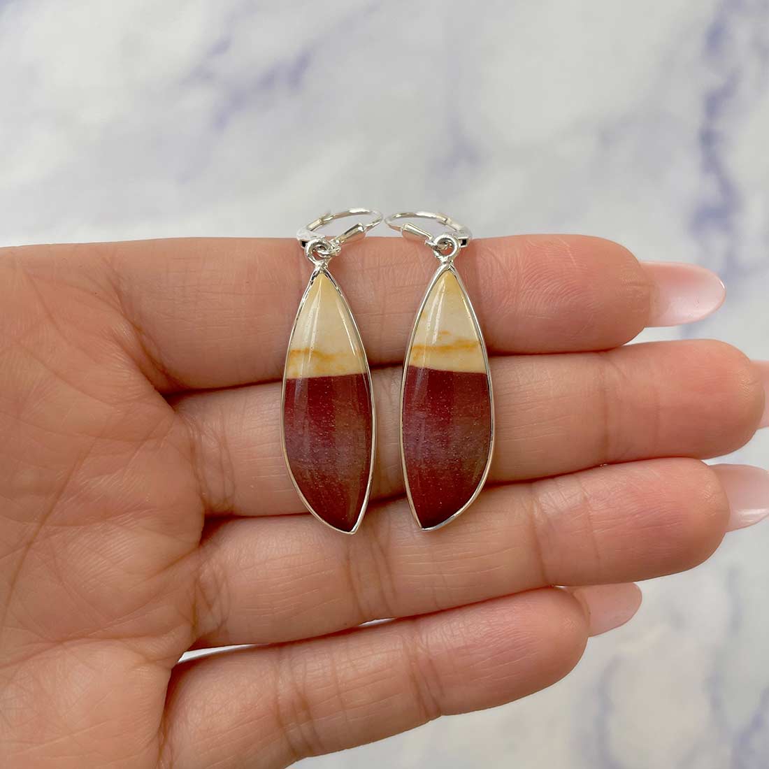 Mookaite Earring-(MOK-E-10.)
