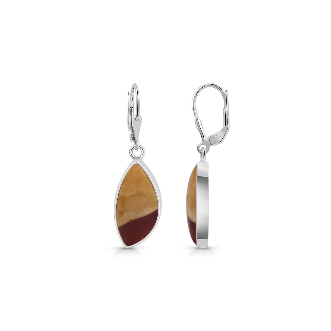 Mookaite Earrings-(MOK-E-12.)