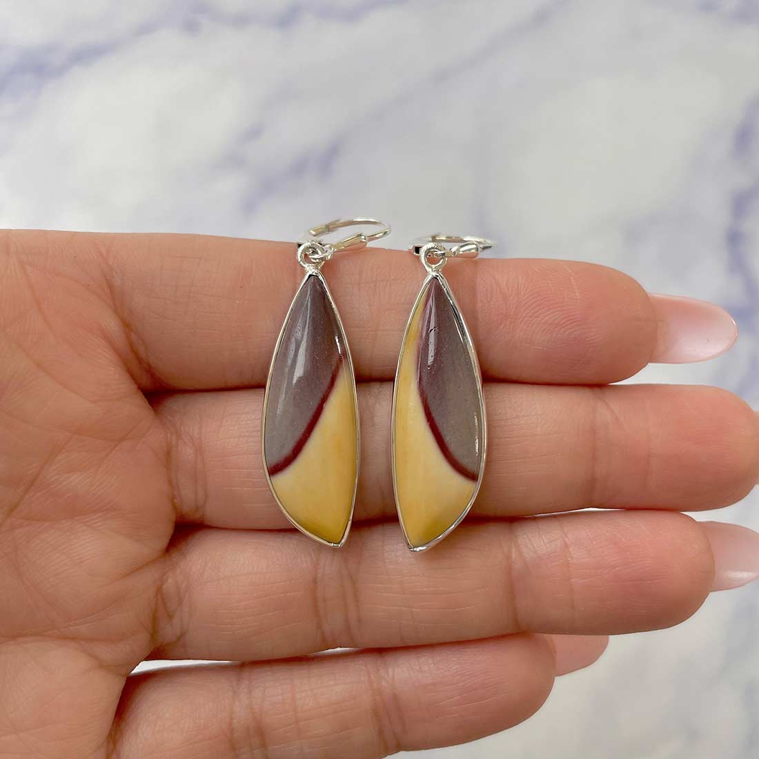 Mookaite Earring-(MOK-E-5.)
