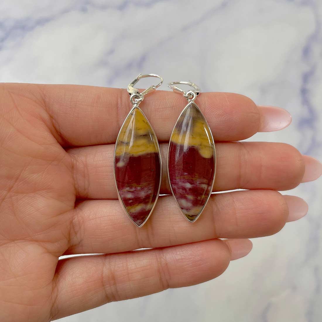 Mookaite Earring-(MOK-E-6.)