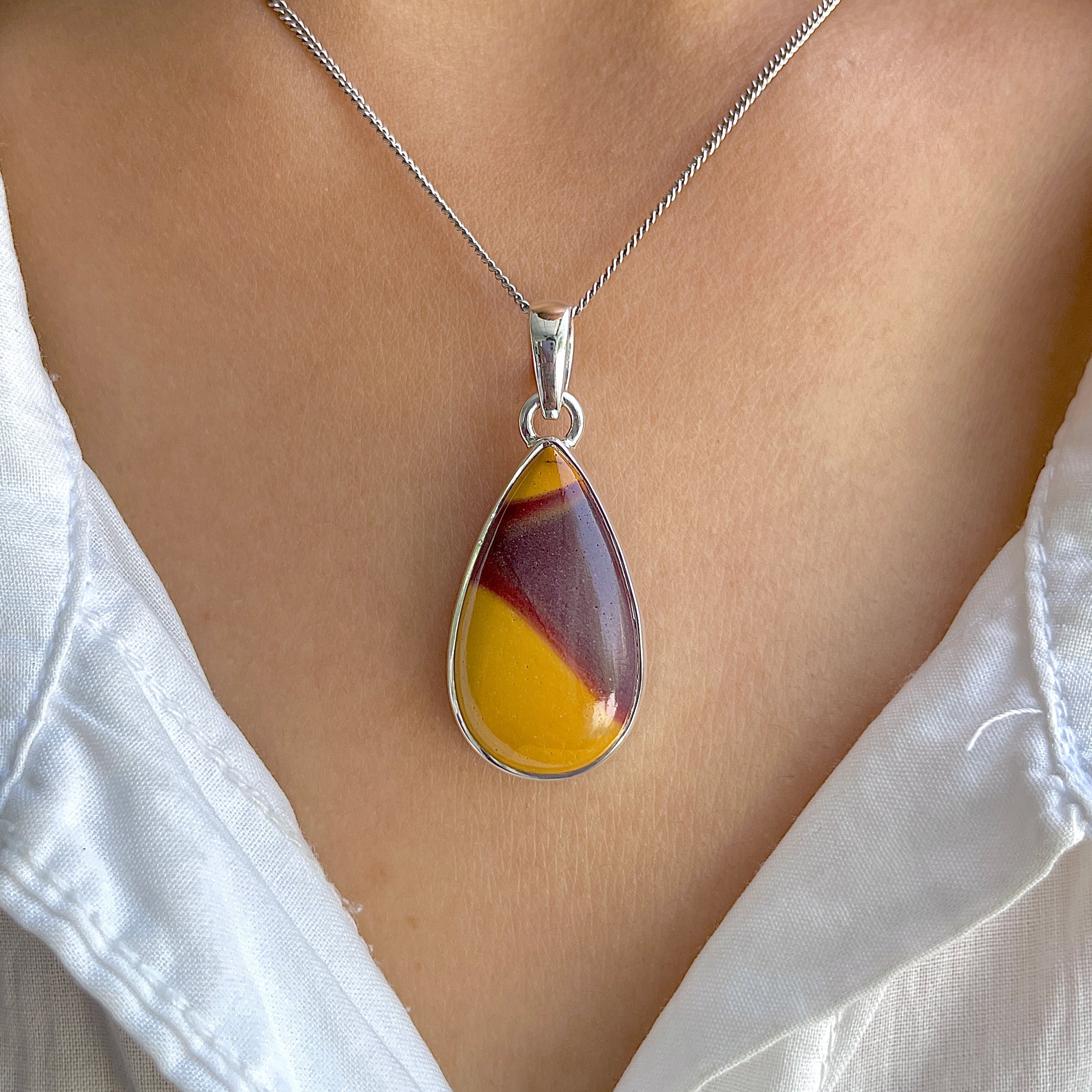 Mookaite Pendant-(MOK-P-34.)