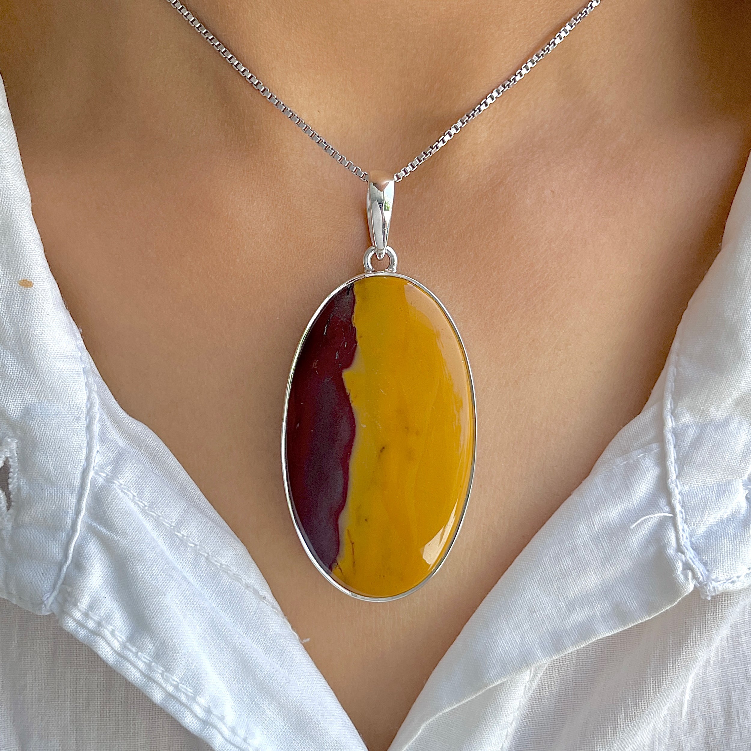 Mookaite Pendant-(MOK-P-38.)