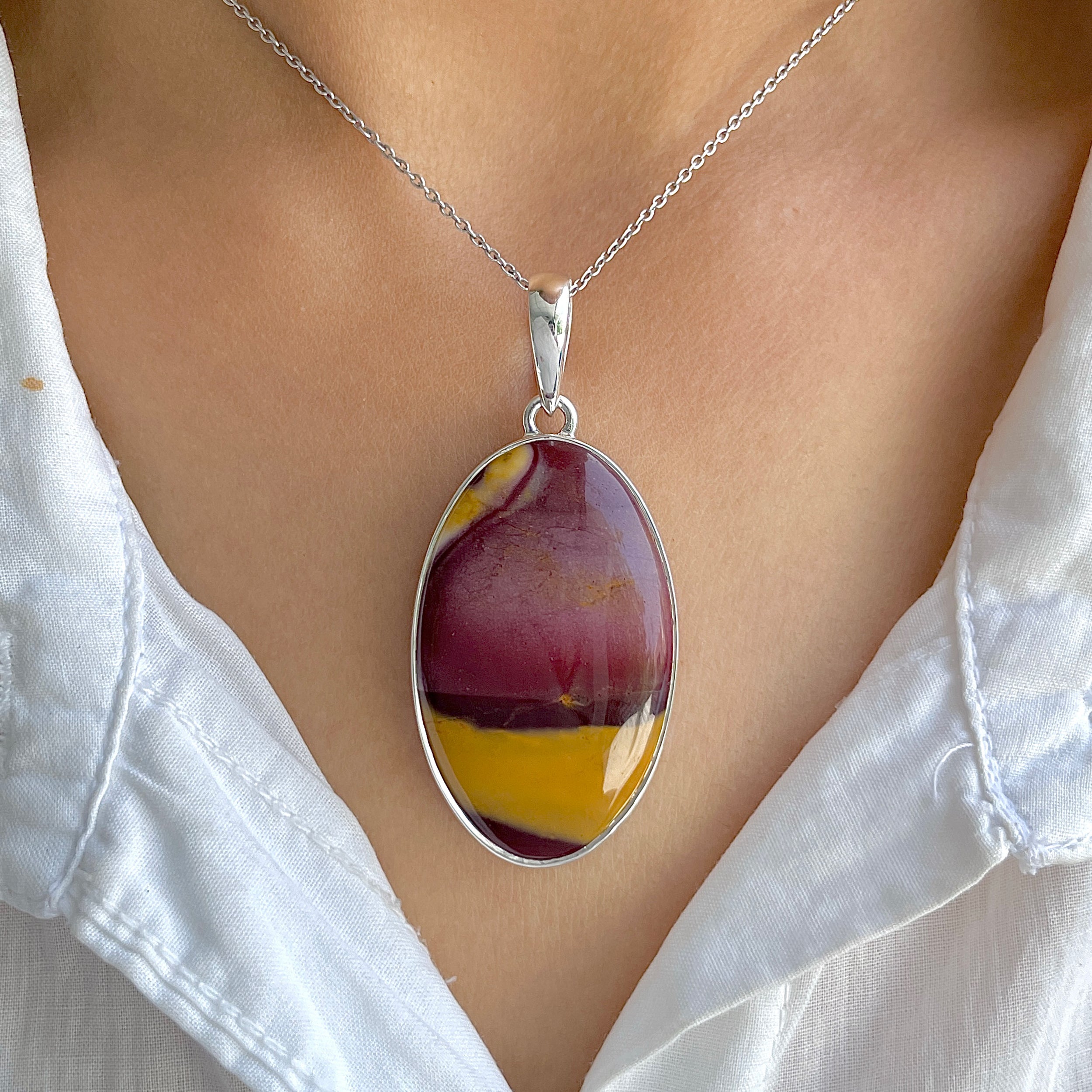 Mookaite Pendant-(MOK-P-39.)