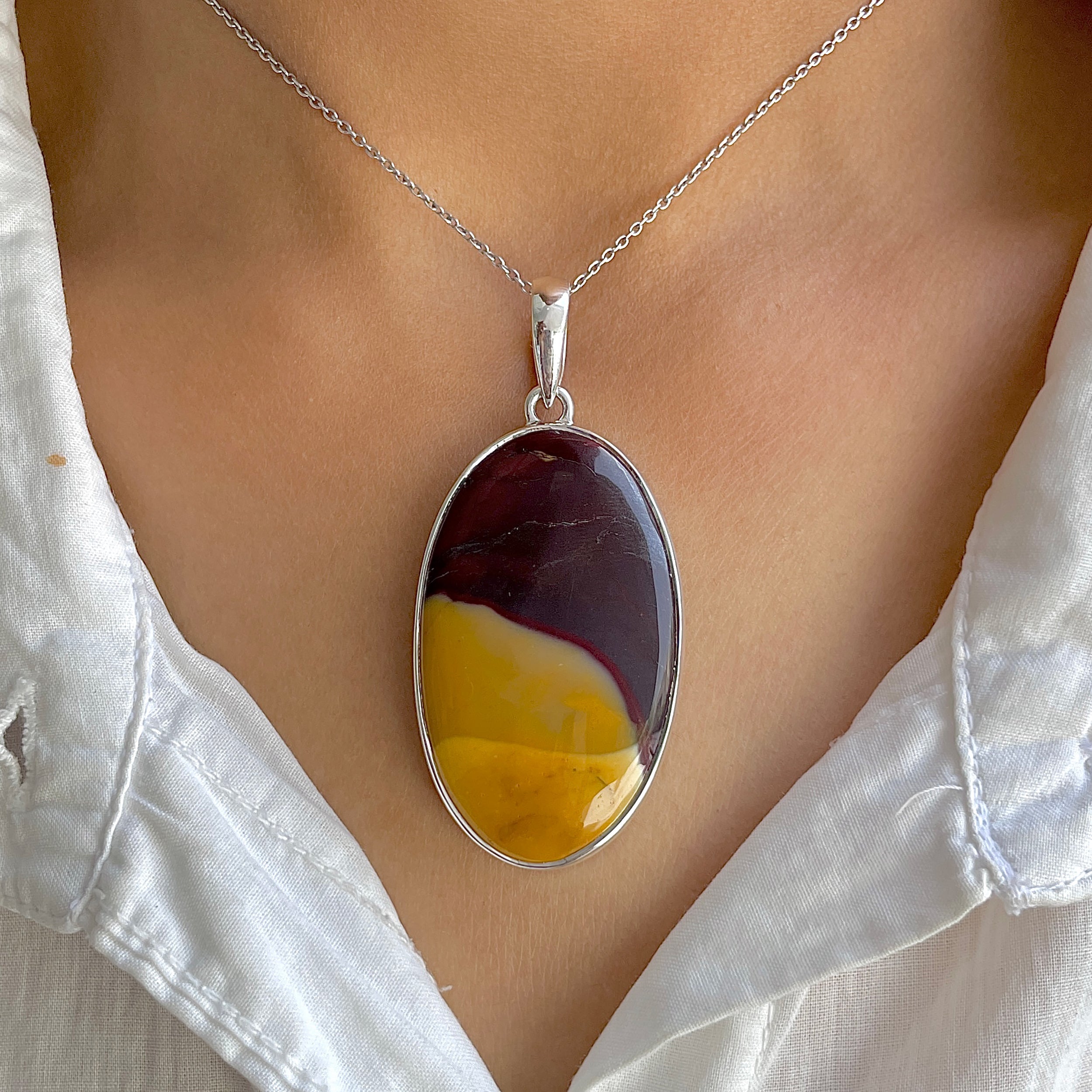 Mookaite Pendant-(MOK-P-40.)