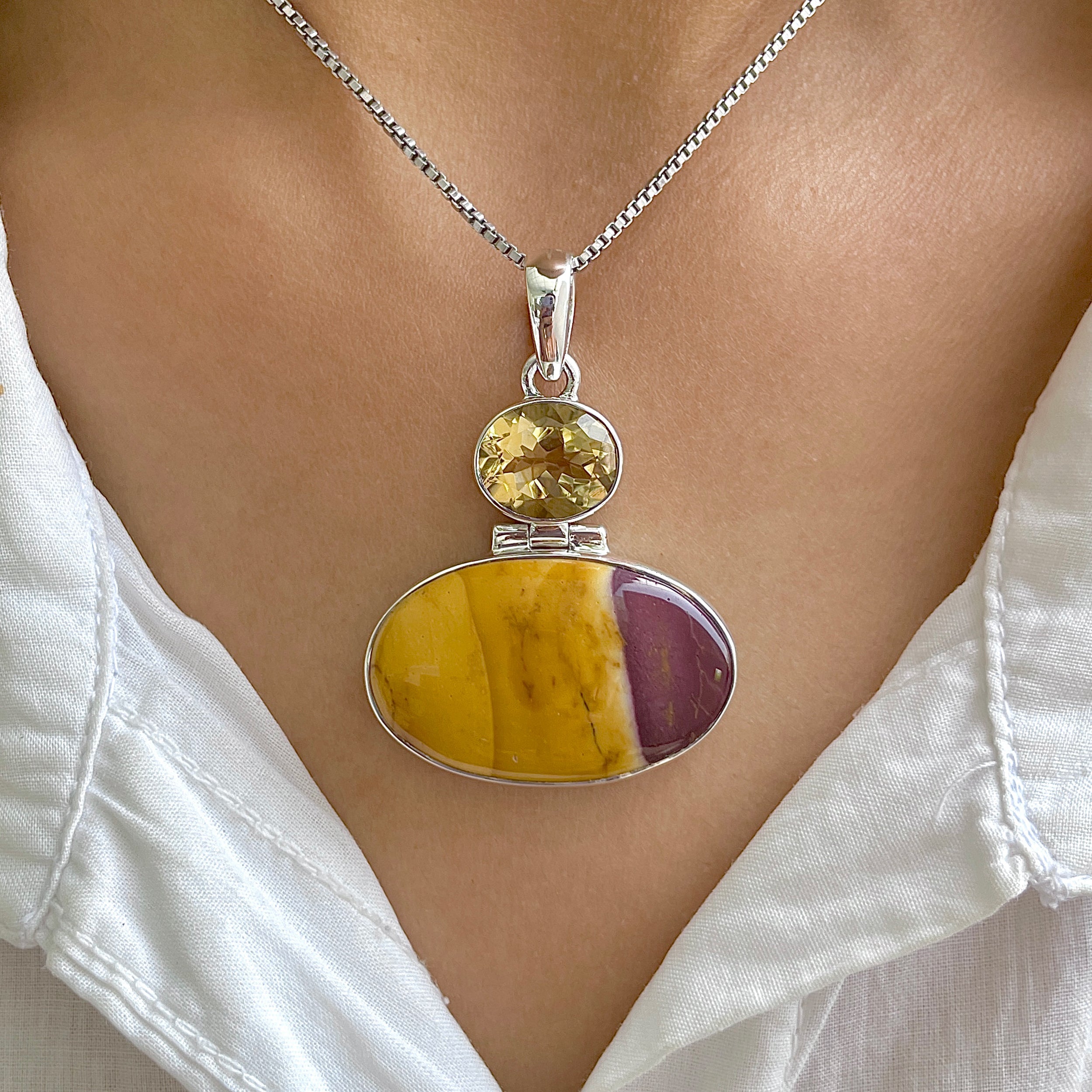 Mookaite Pendant-(MOK-P-43.)