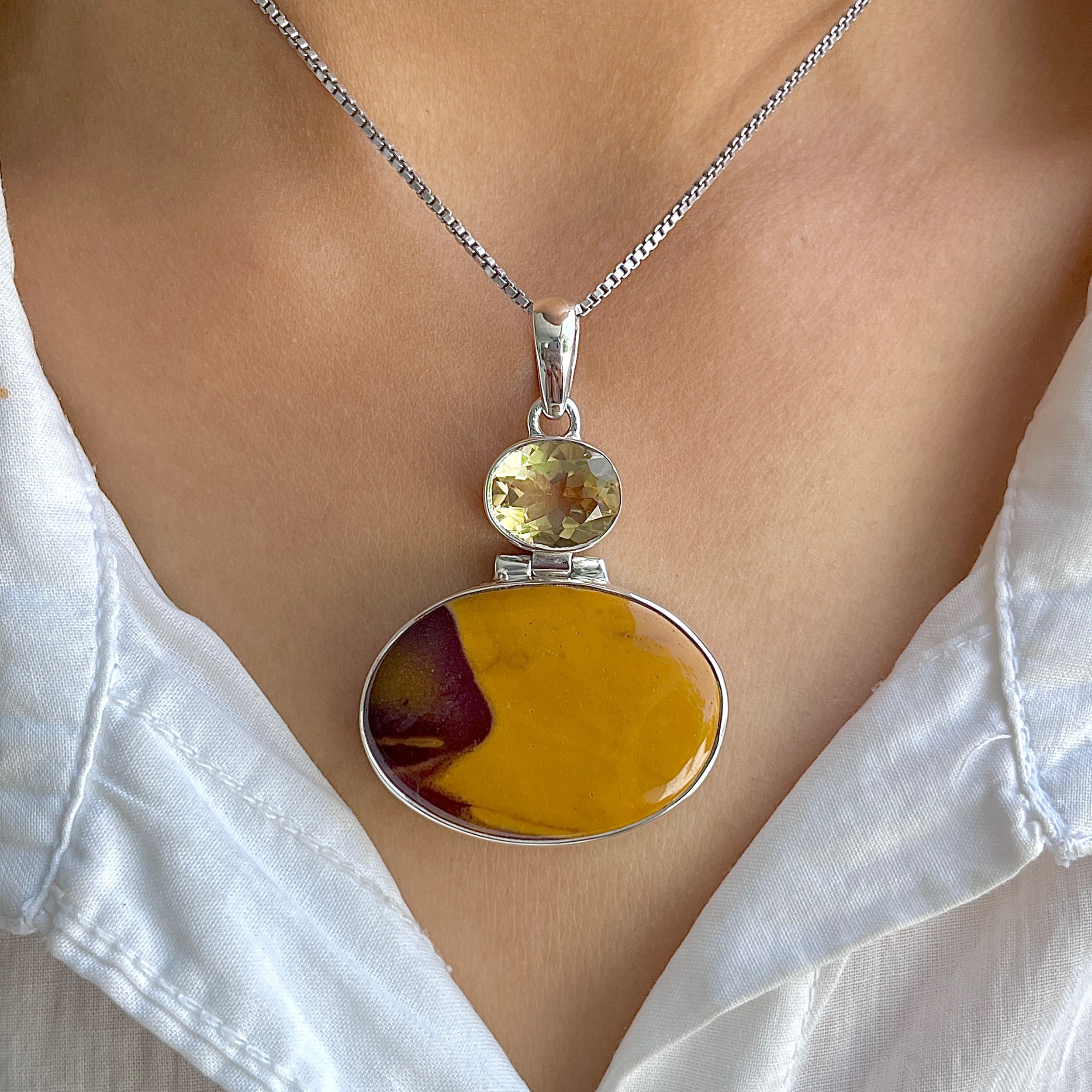 Mookaite Pendant-(MOK-P-44.)