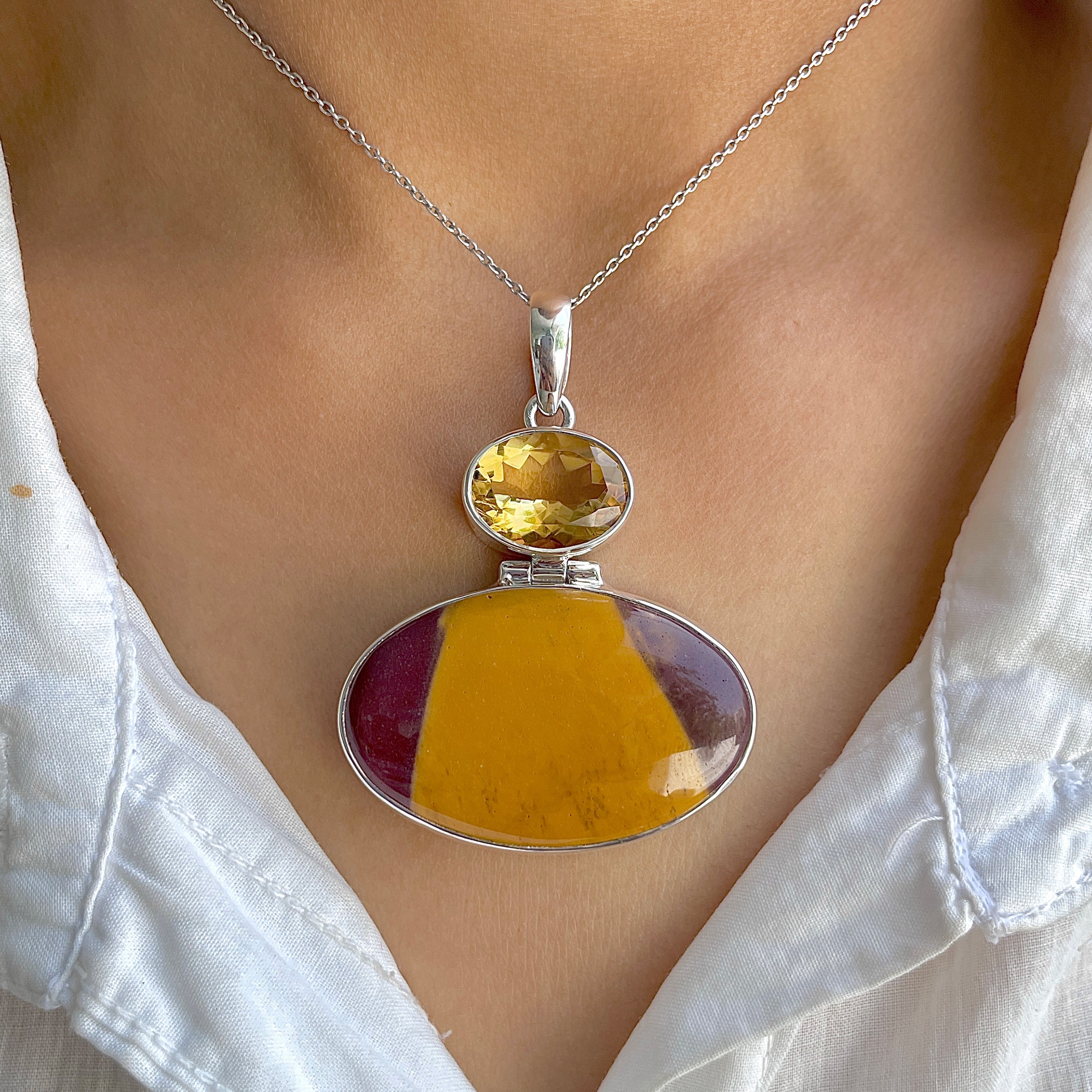 Mookaite Pendant-(MOK-P-46.)
