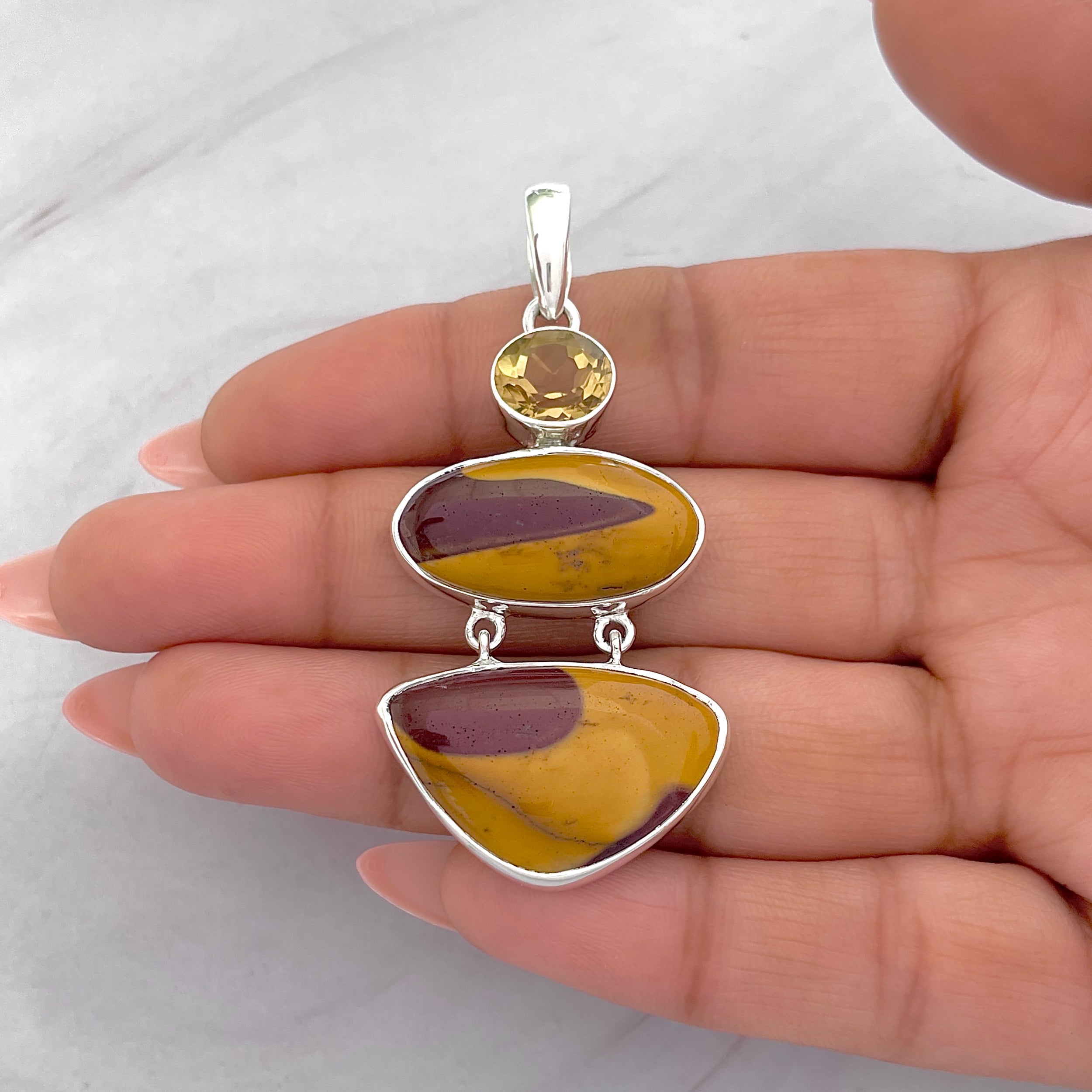 Mookaite Pendant-(MOK-P-47.)