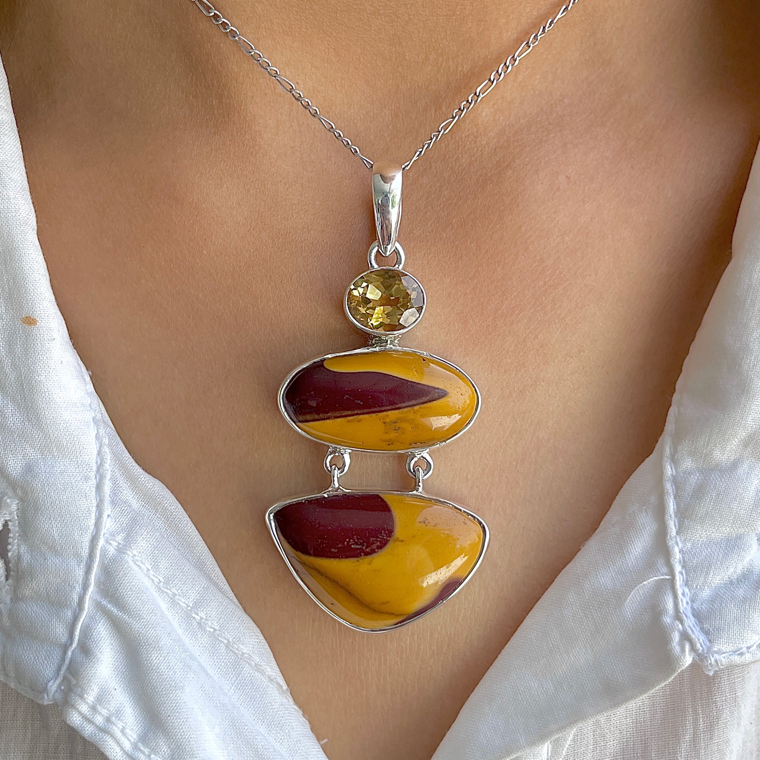 Mookaite Pendant-(MOK-P-47.)