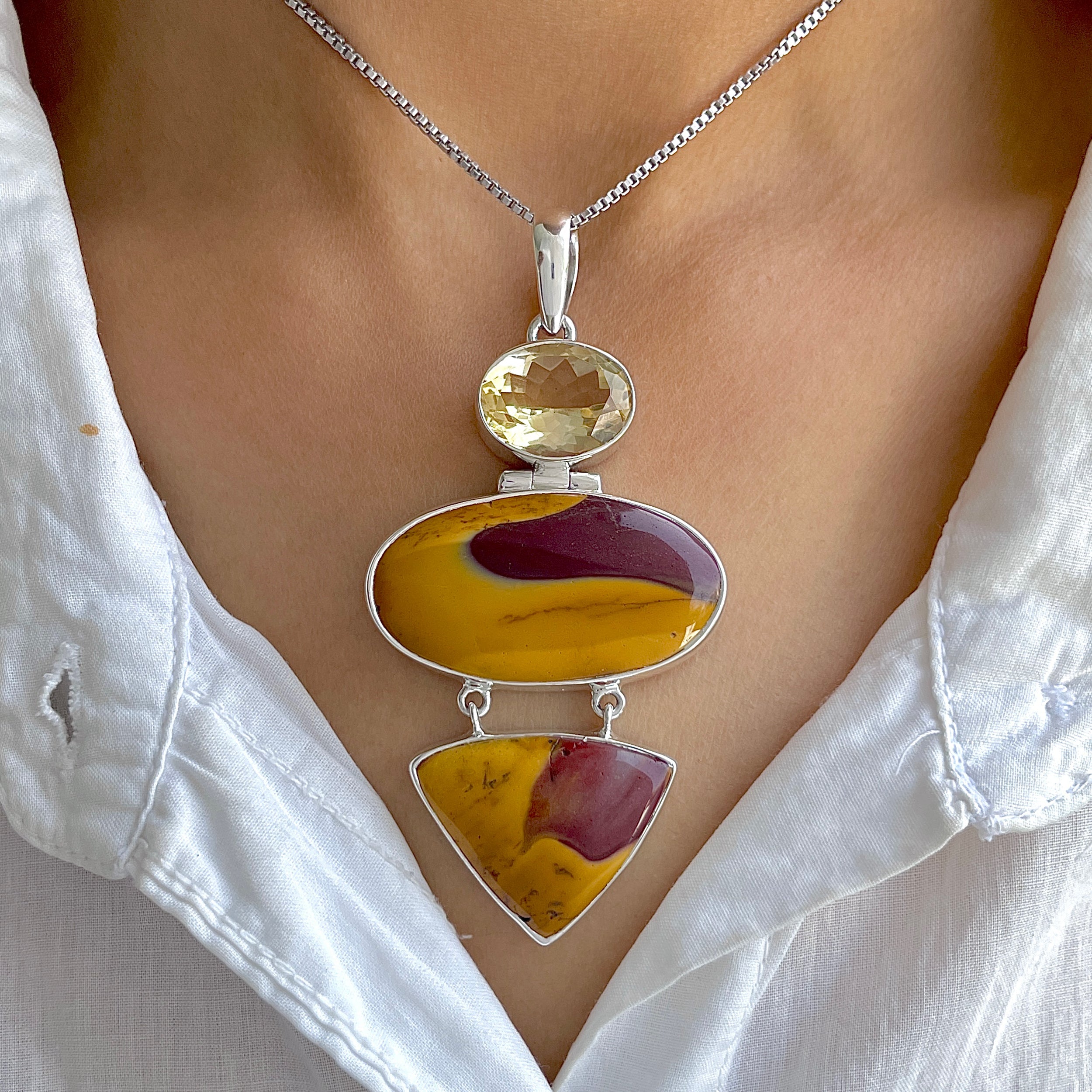 Mookaite Pendant-(MOK-P-48.)