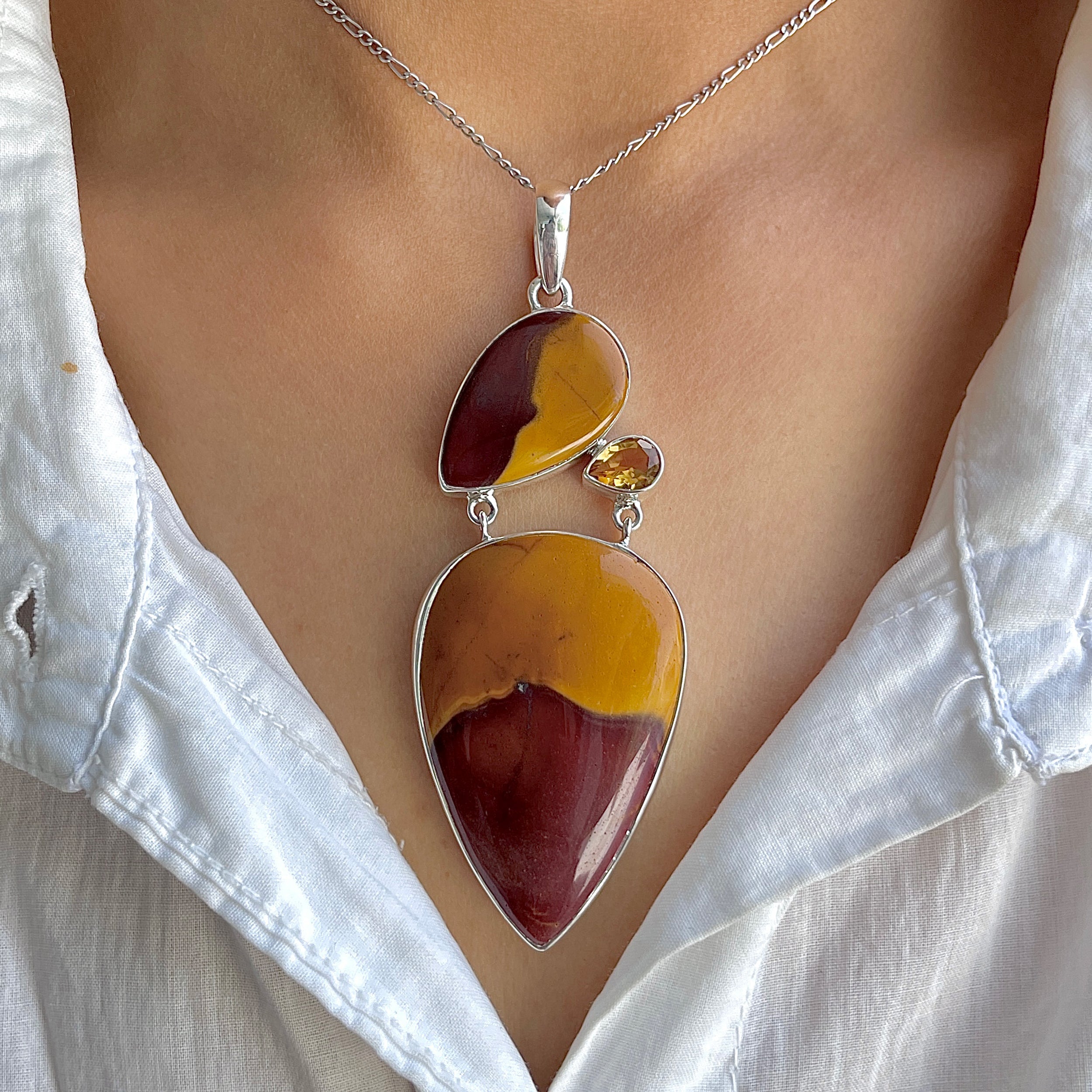 Mookaite Pendant-(MOK-P-51.)