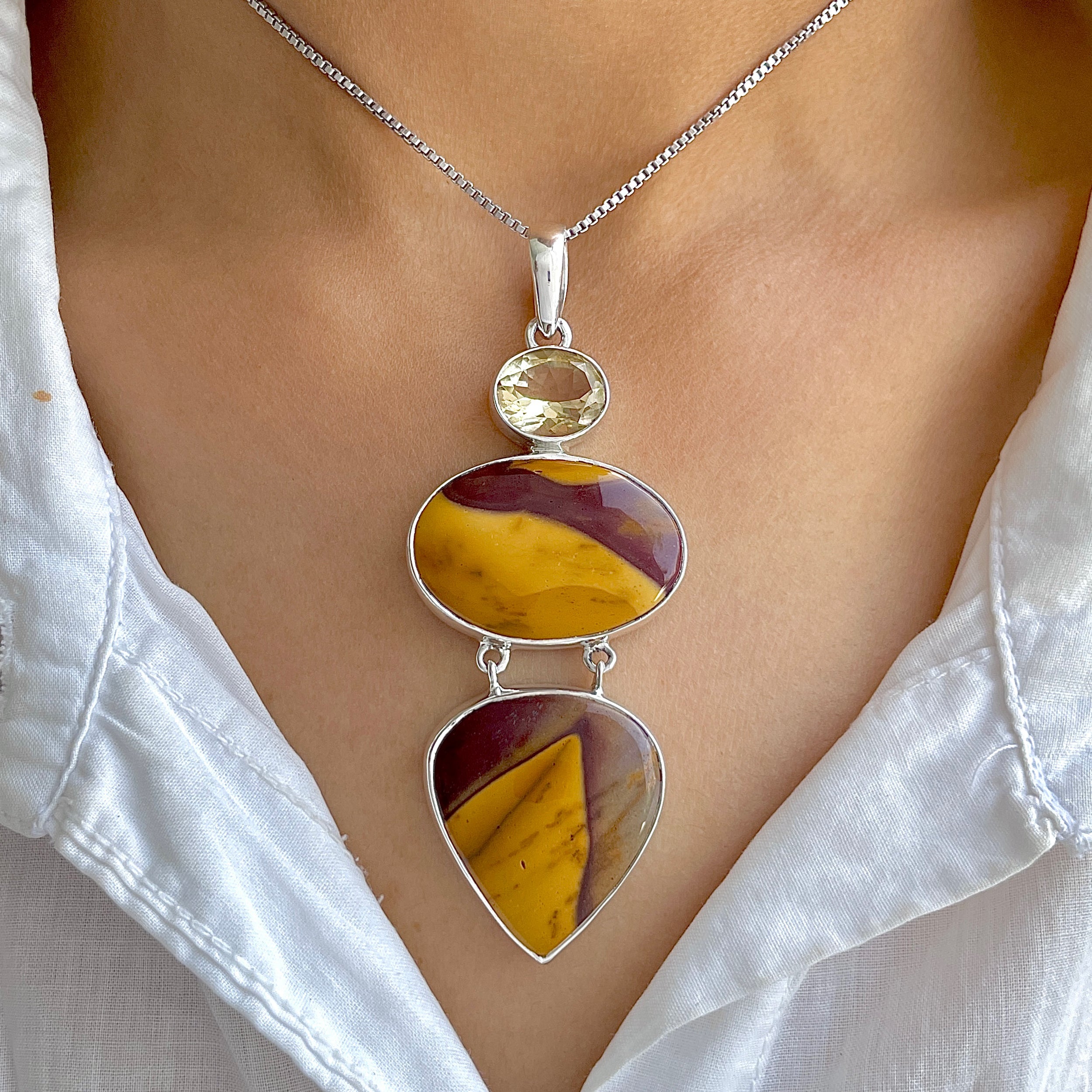 Mookaite Pendant-(MOK-P-52.)