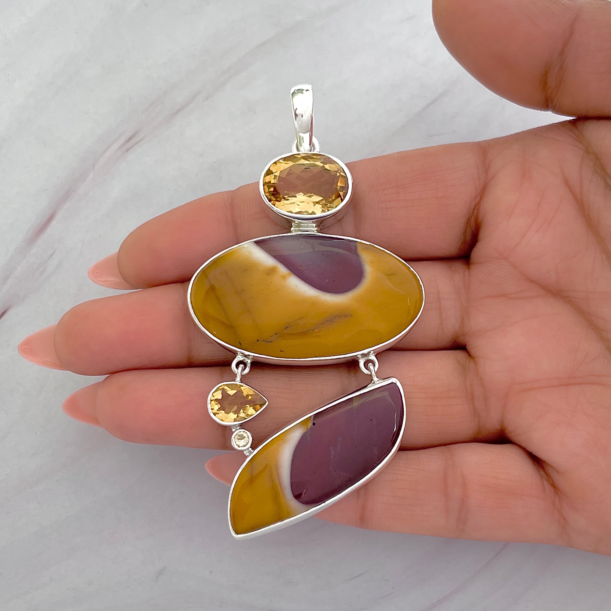 Mookaite Pendant-(MOK-P-53.)