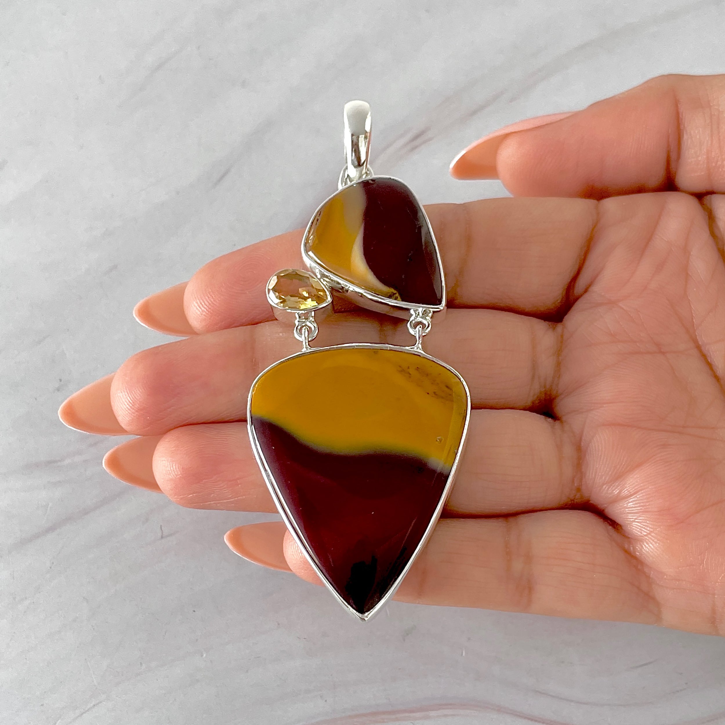 Mookaite Pendant-(MOK-P-55.)