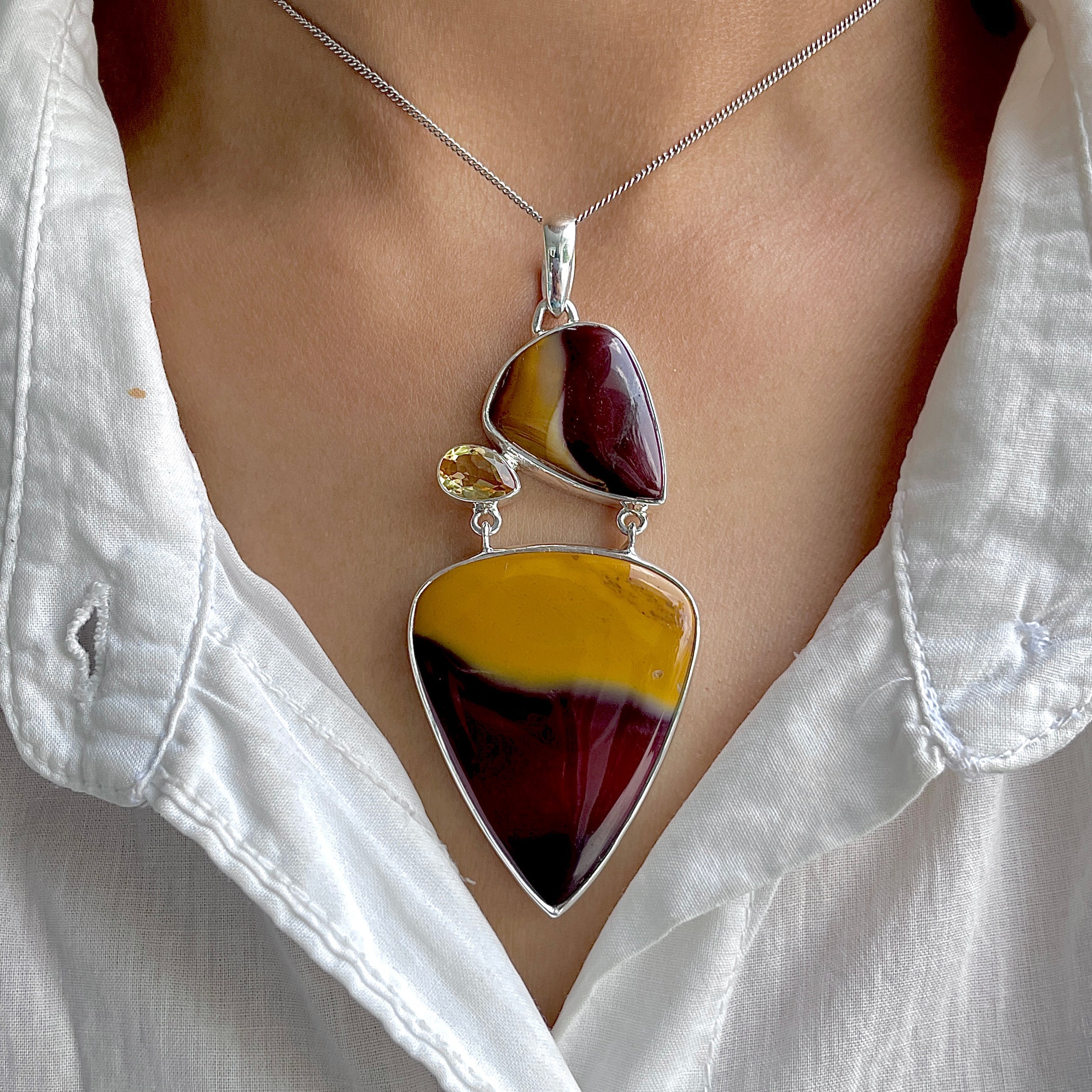 Mookaite Pendant-(MOK-P-55.)