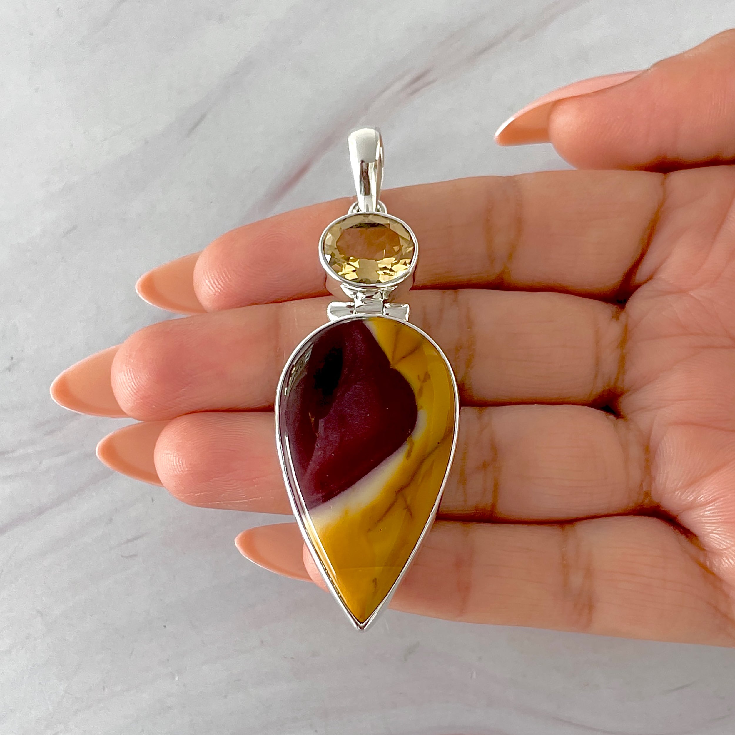 Mookaite Pendant-(MOK-P-56.)