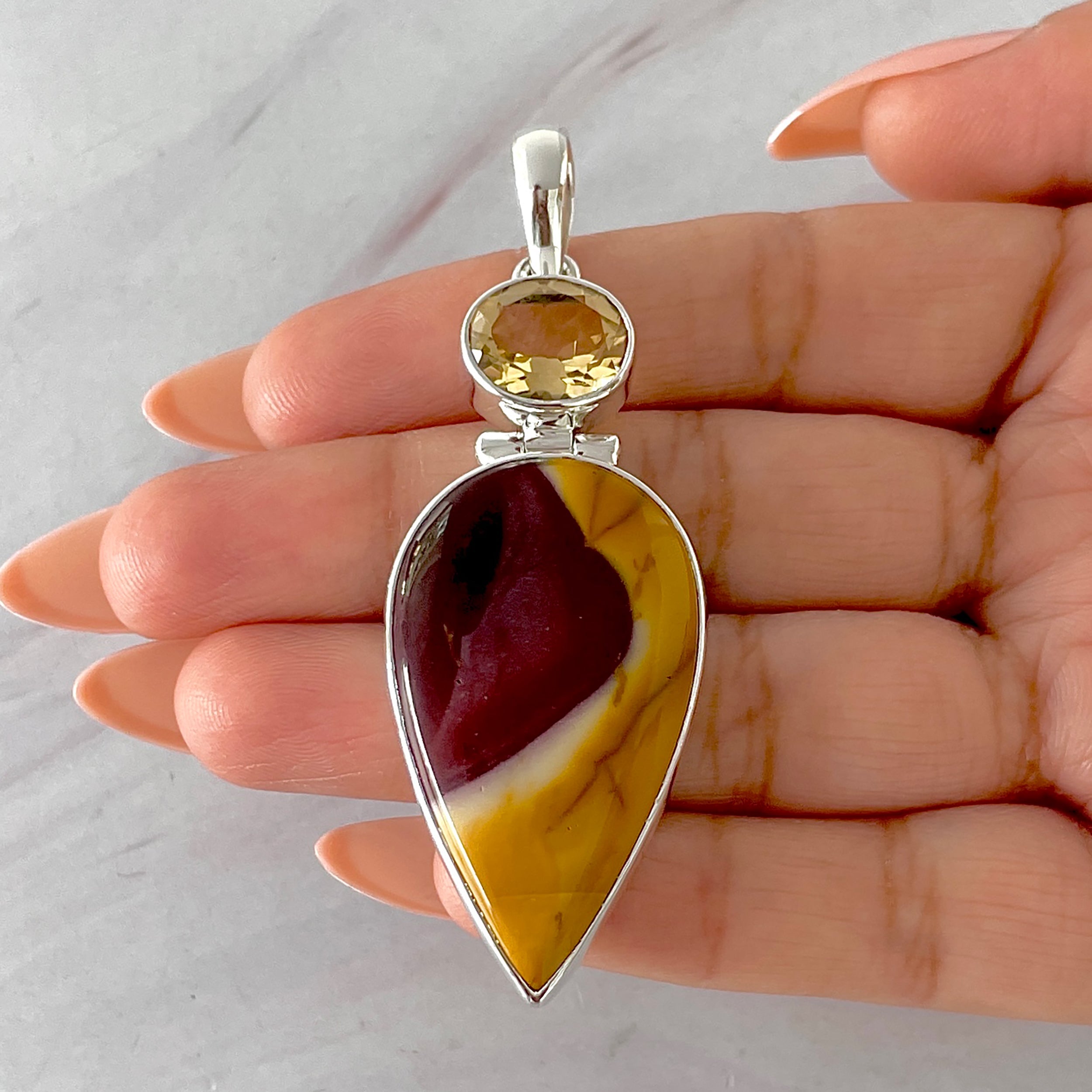 Mookaite Pendant-(MOK-P-56.)