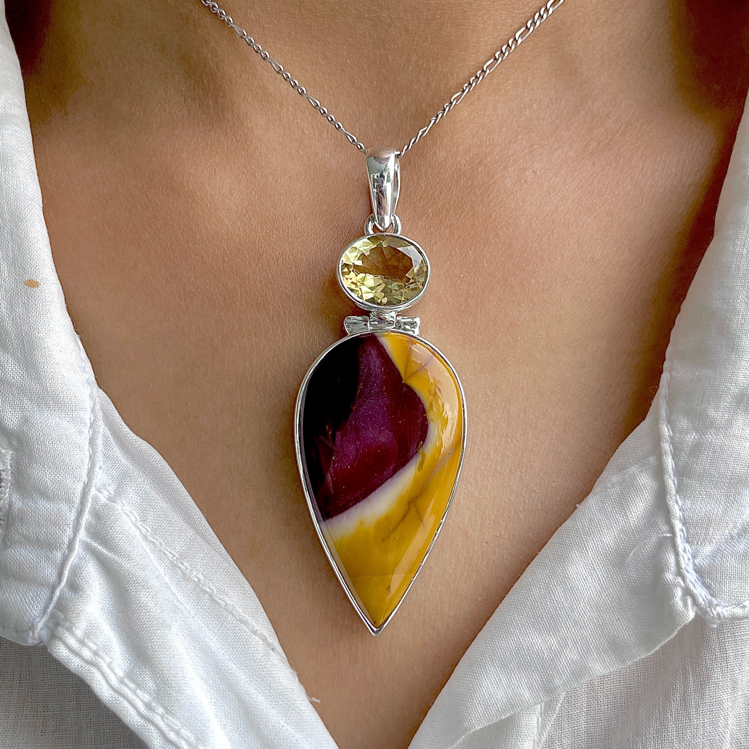 Mookaite Pendant-(MOK-P-56.)